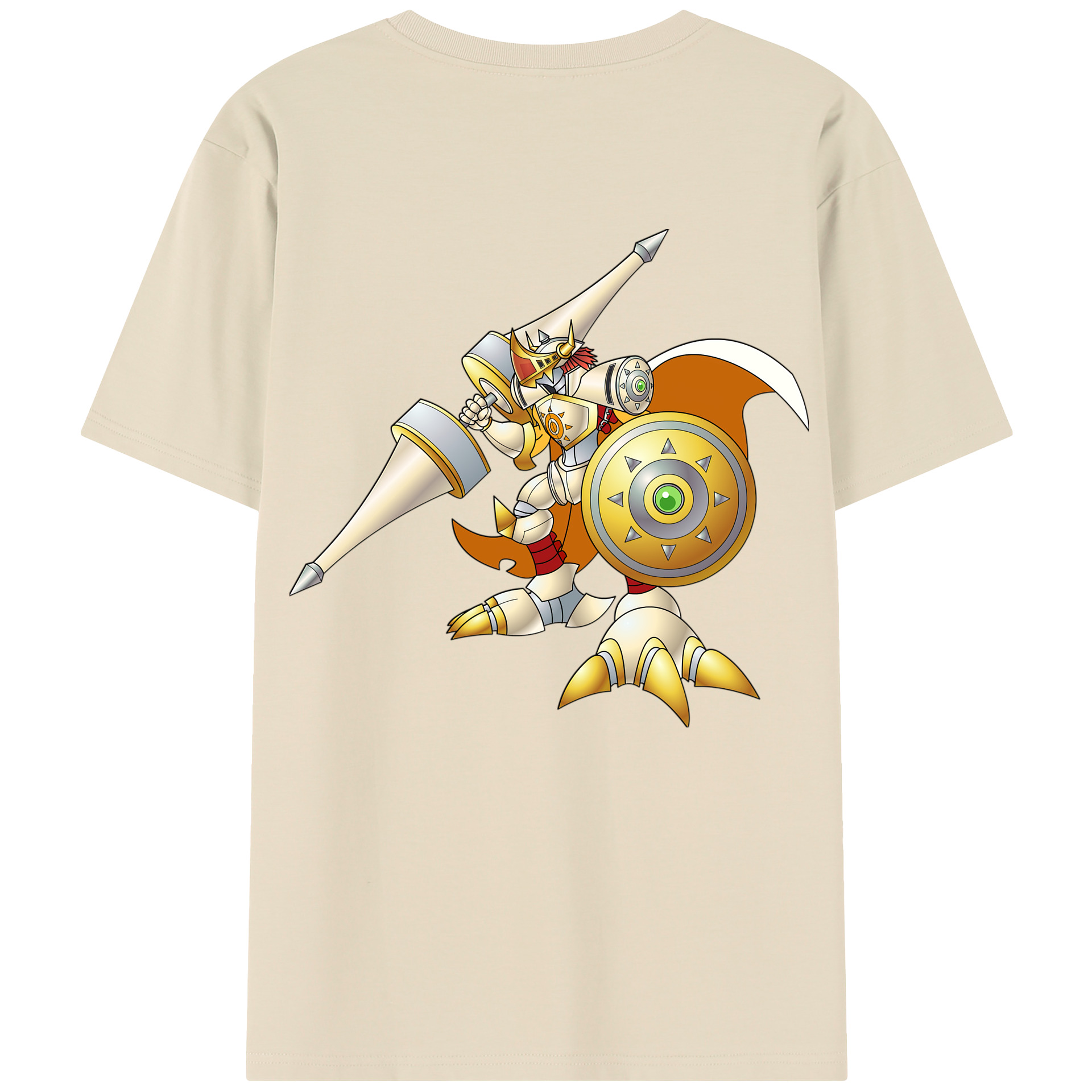 （画像用） Digimon デジタルモンスター/デジモン 綿100％半袖Tシャツ（背面プリント）