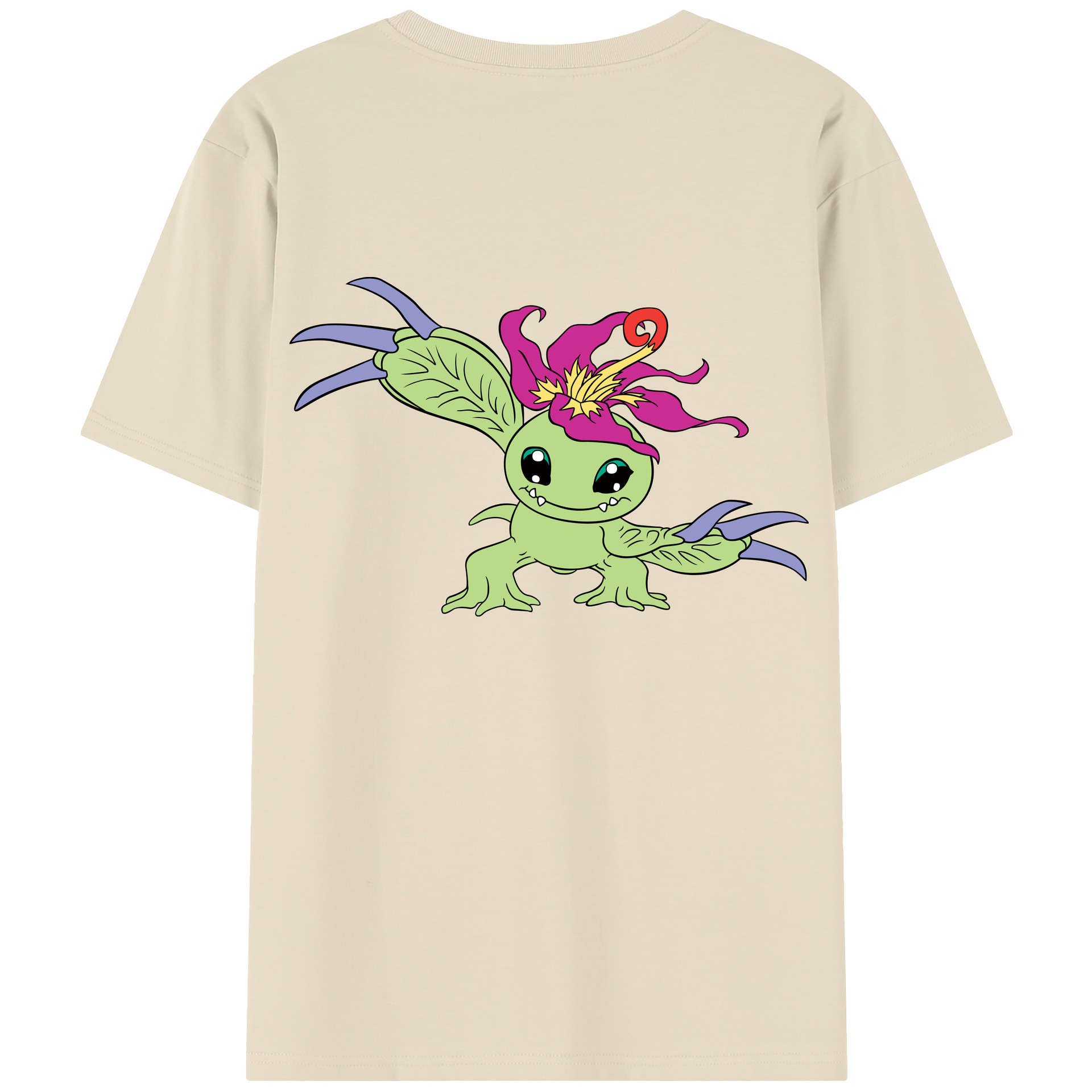 （画像用） Digimon デジタルモンスター/デジモン 綿100％半袖Tシャツ（背面プリント）