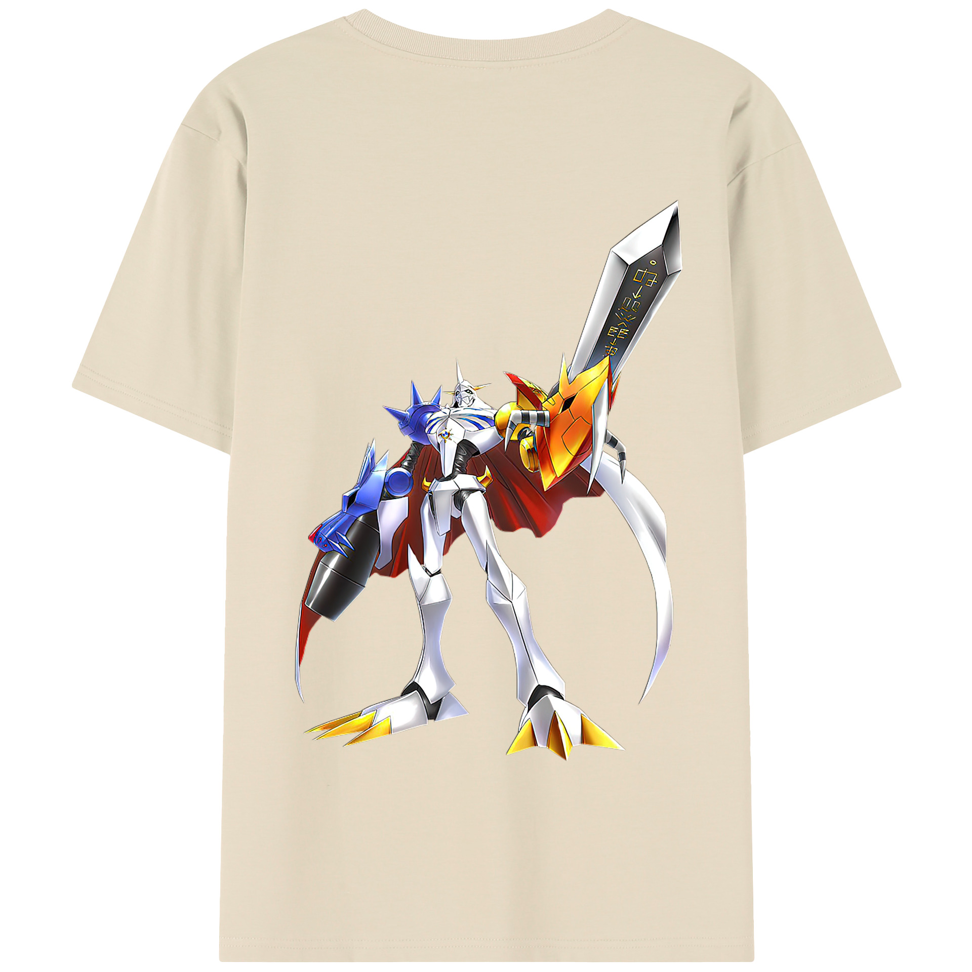 （画像用） Digimon デジタルモンスター/デジモン 綿100％半袖Tシャツ（背面プリント）