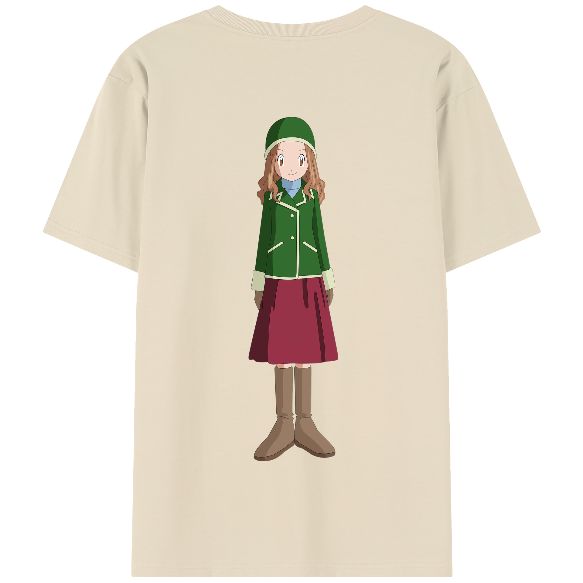（画像用） Digimon デジタルモンスター/デジモン 綿100％半袖Tシャツ（背面プリント）