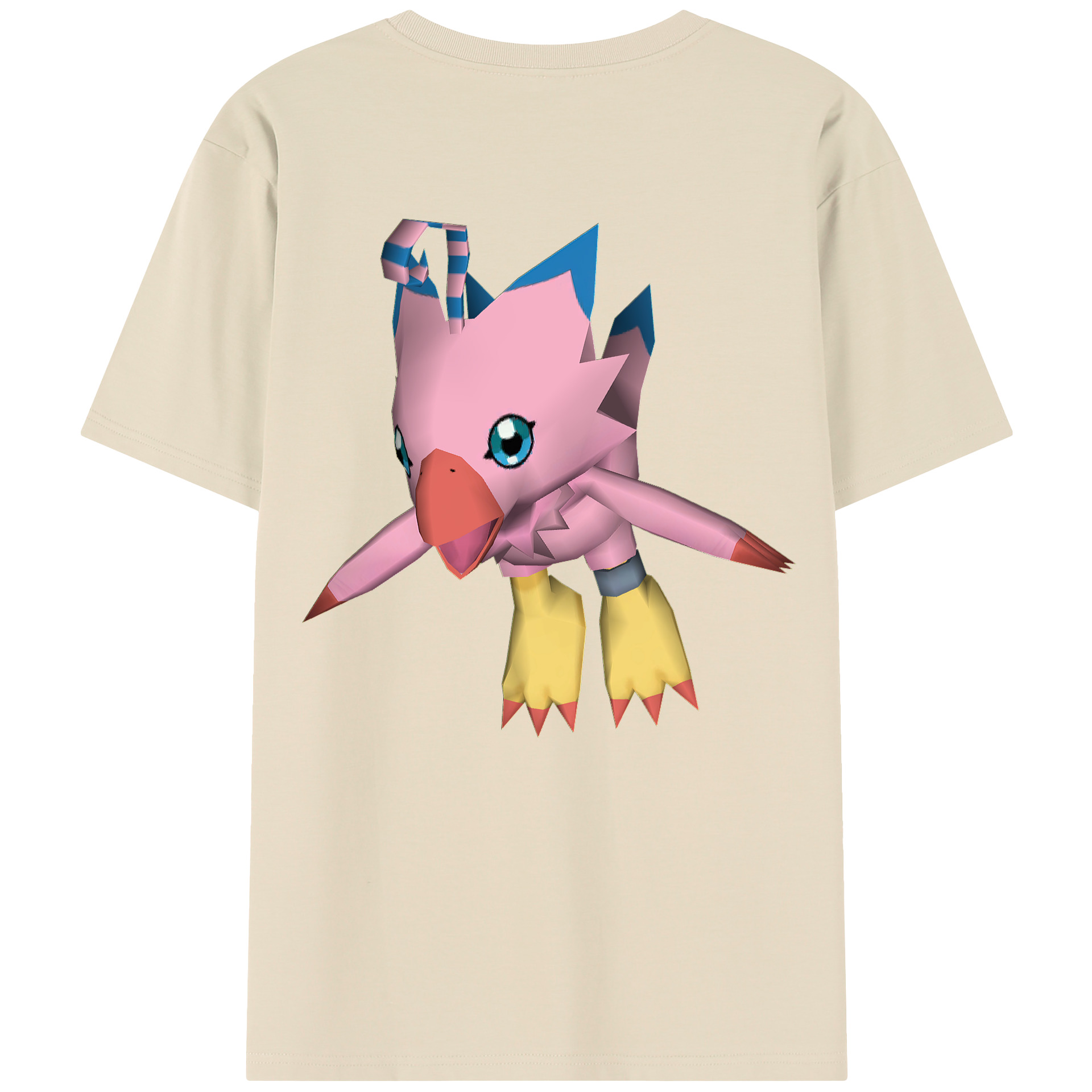 （画像用） Digimon デジタルモンスター/デジモン 綿100％半袖Tシャツ（背面プリント）