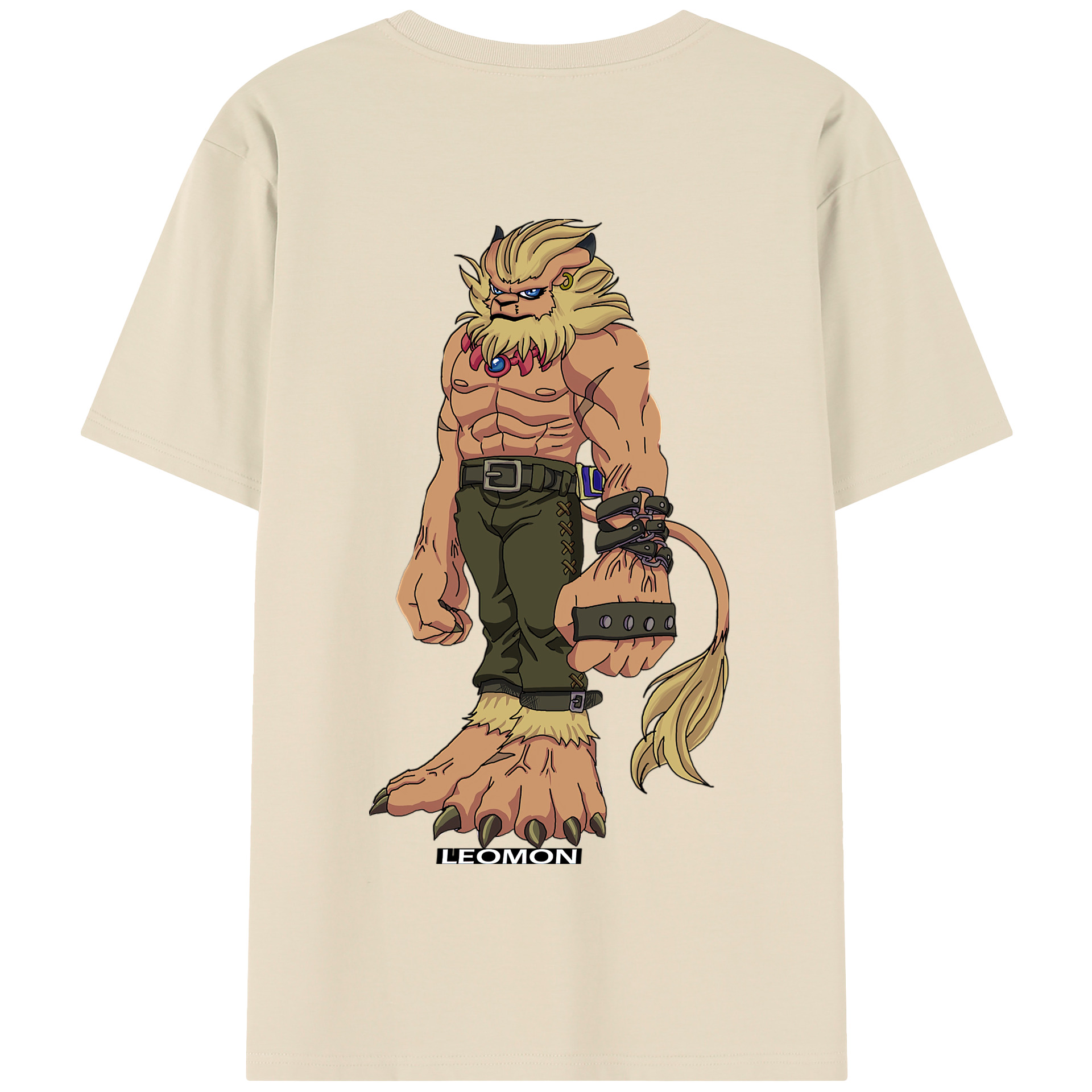 （画像用） Digimon デジタルモンスター/デジモン 綿100％半袖Tシャツ（背面プリント）