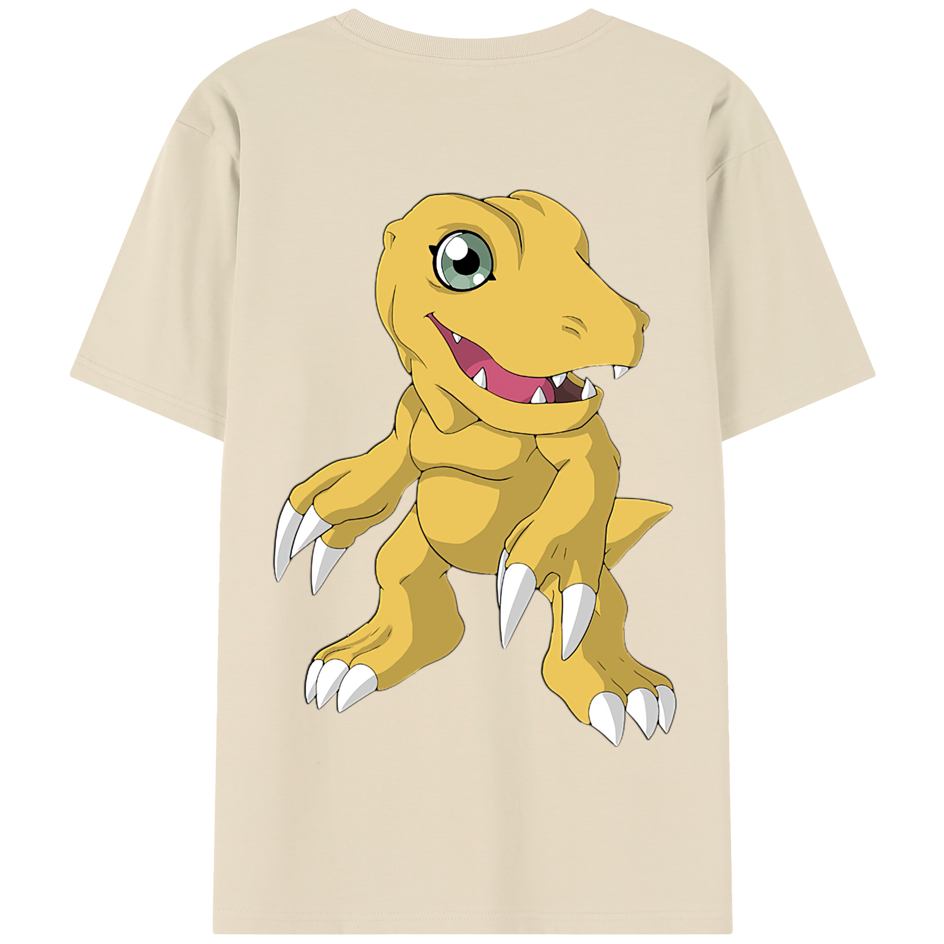 （画像用） Digimon デジタルモンスター/デジモン 綿100％半袖Tシャツ（背面プリント）