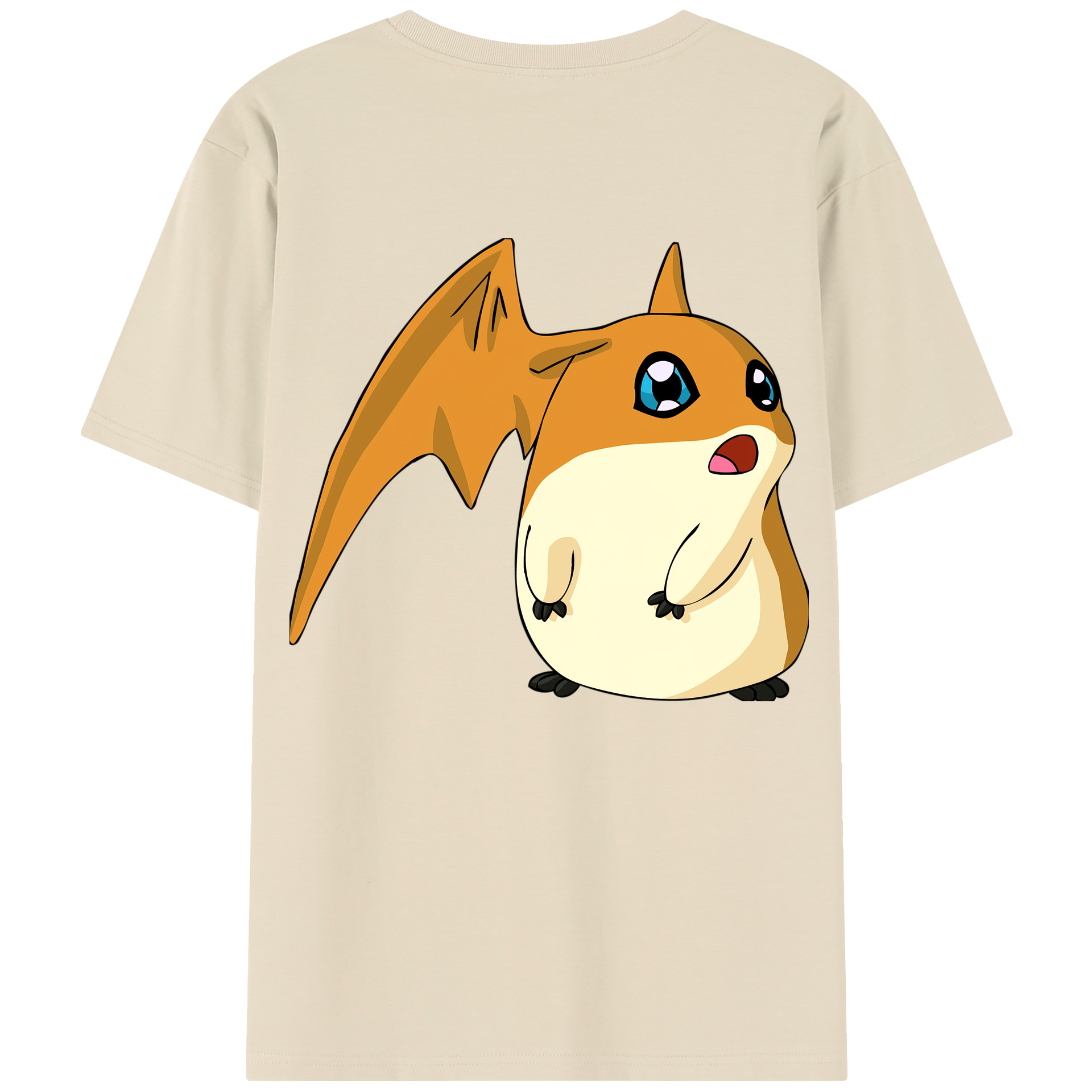 （画像用） Digimon デジタルモンスター/デジモン 綿100％半袖Tシャツ（背面プリント）
