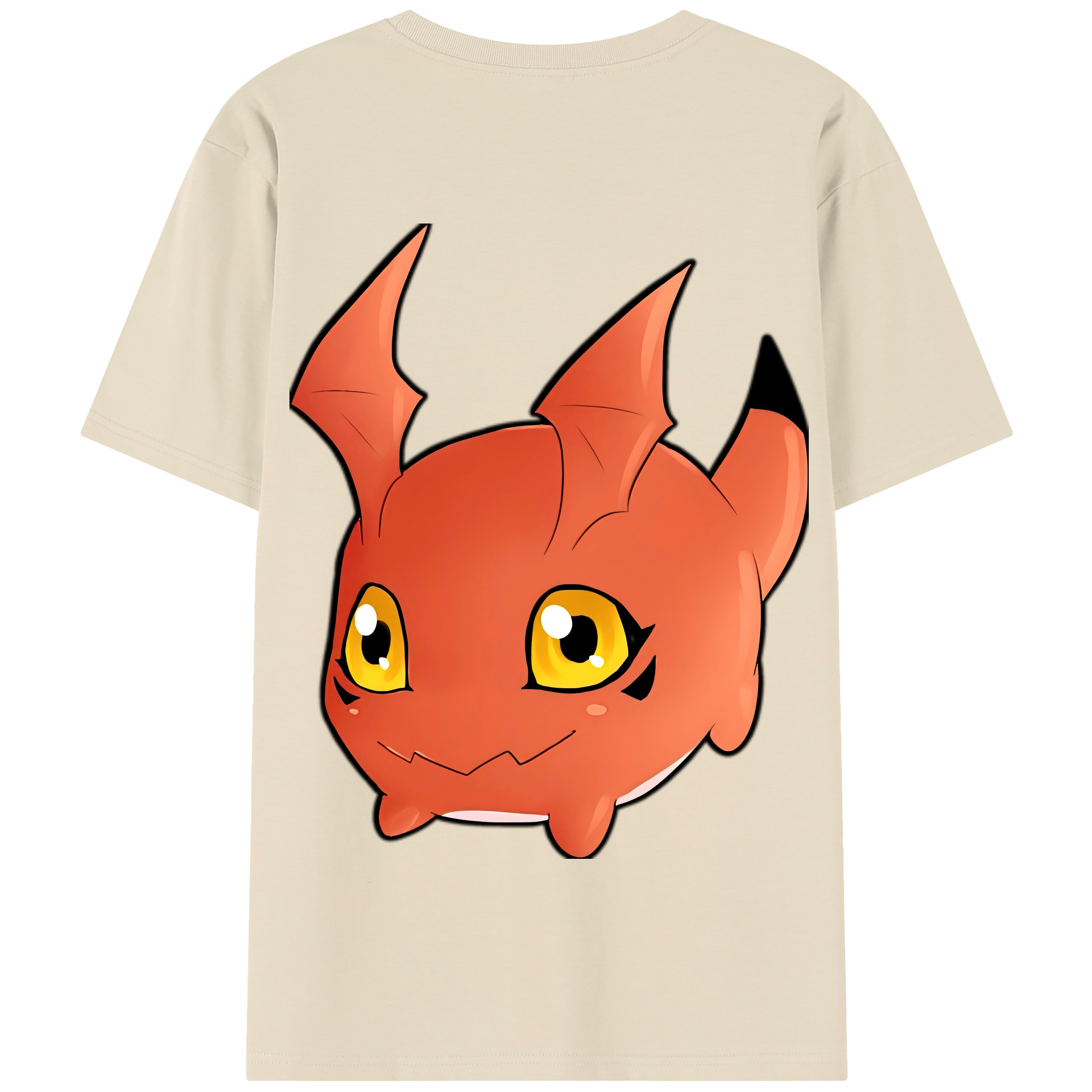 （画像用） Digimon デジタルモンスター/デジモン 綿100％半袖Tシャツ（背面プリント）