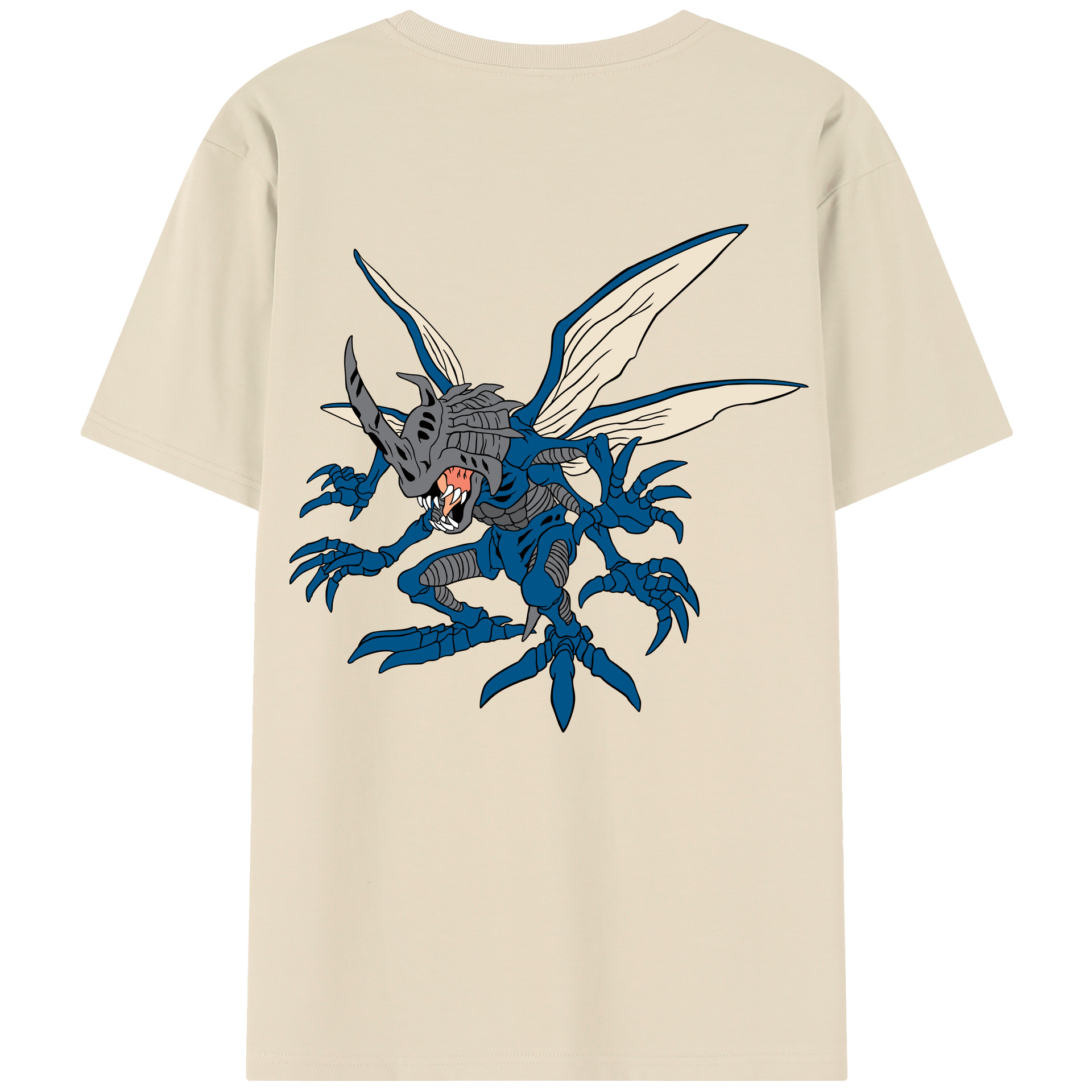 （画像用） Digimon デジタルモンスター/デジモン 綿100％半袖Tシャツ（背面プリント）