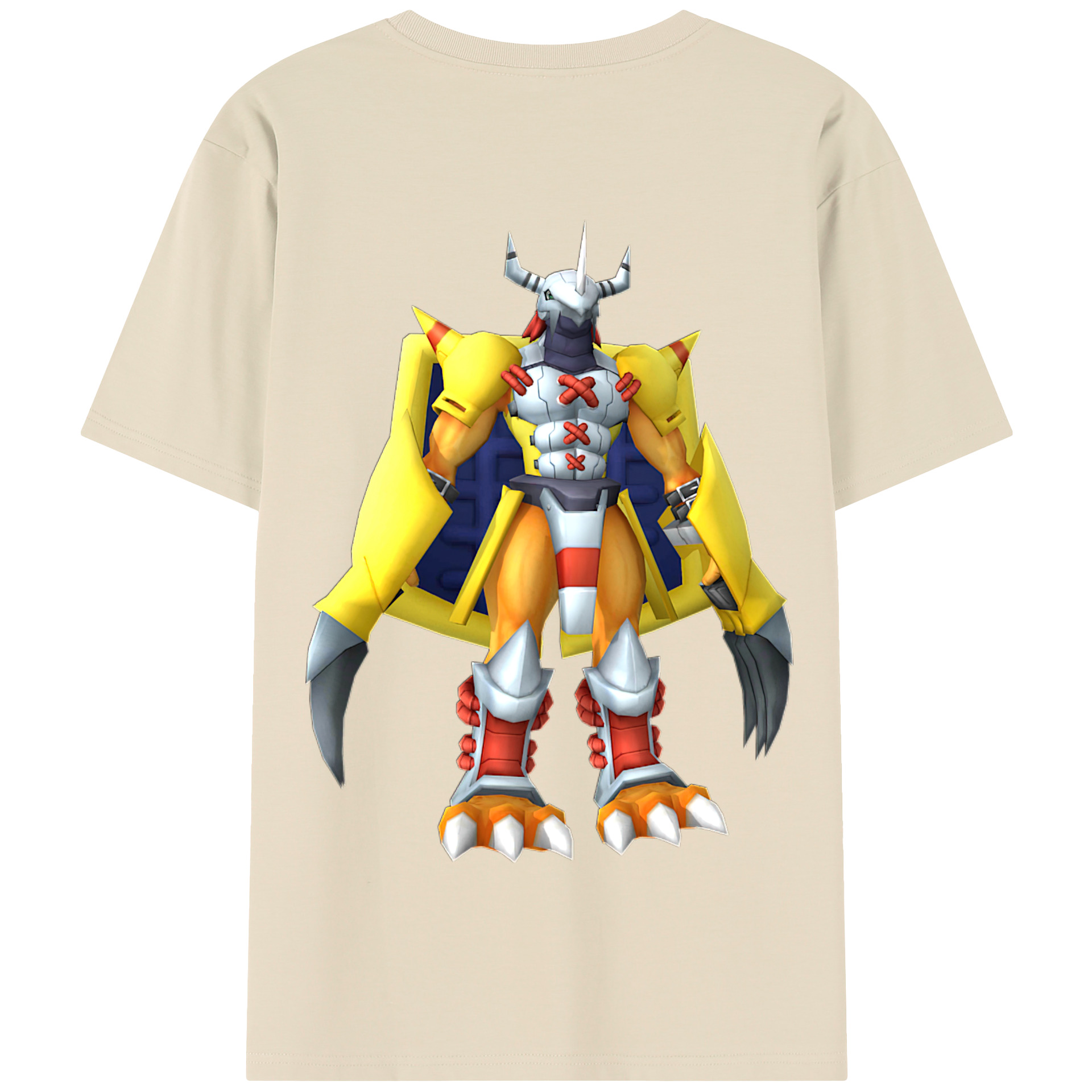 （画像用） Digimon デジタルモンスター/デジモン 綿100％半袖Tシャツ（背面プリント）