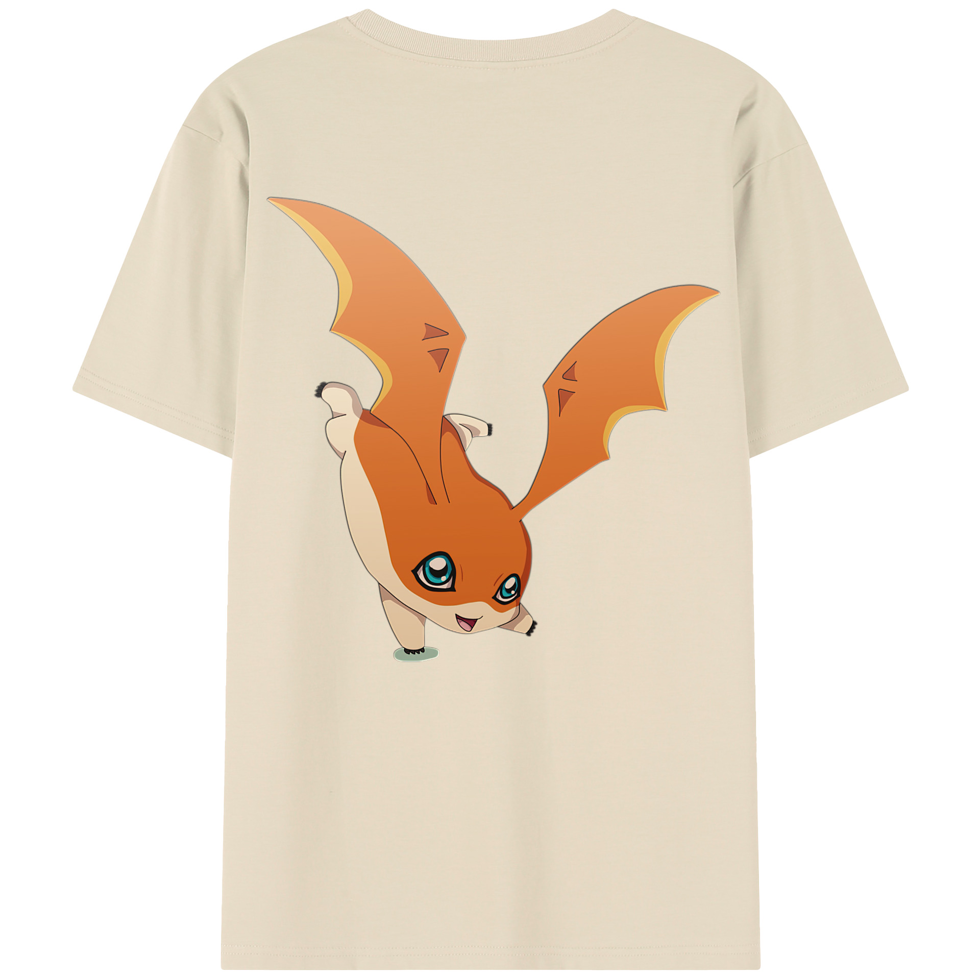 （画像用） Digimon デジタルモンスター/デジモン 綿100％半袖Tシャツ（背面プリント）