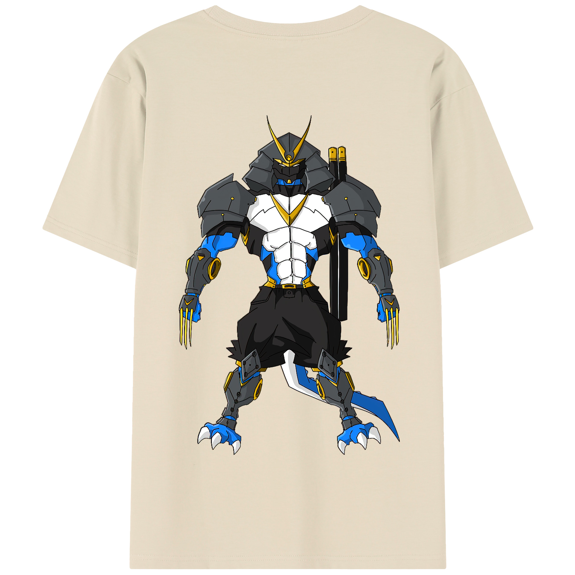 （画像用） Digimon デジタルモンスター/デジモン 綿100％半袖Tシャツ（背面プリント）