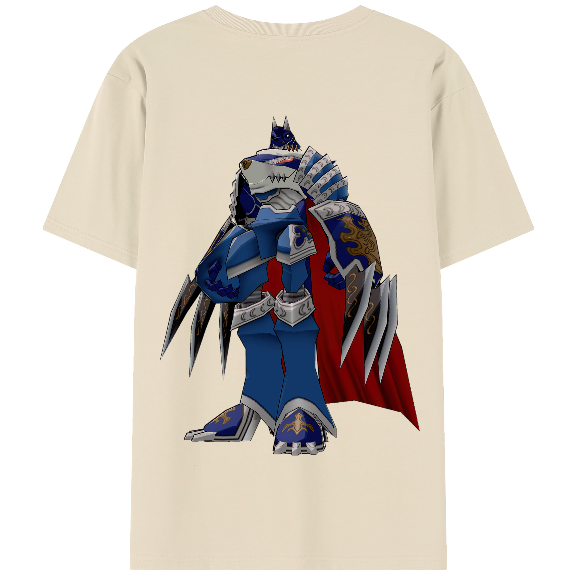 （画像用） Digimon デジタルモンスター/デジモン 綿100％半袖Tシャツ（背面プリント）
