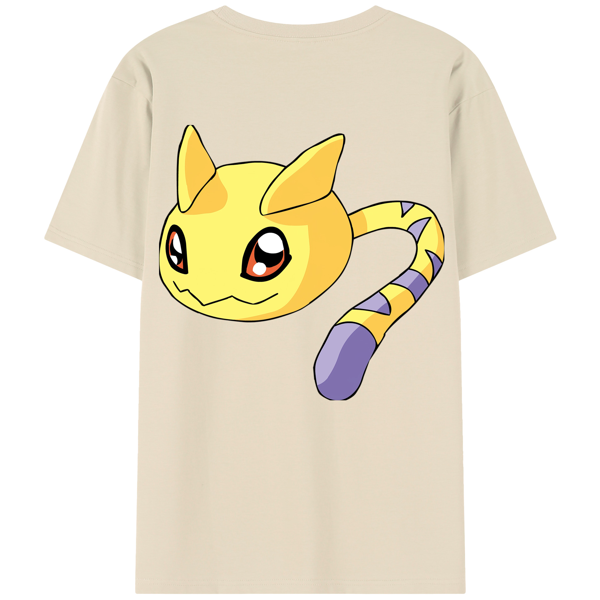 （画像用） Digimon デジタルモンスター/デジモン 綿100％半袖Tシャツ（背面プリント）