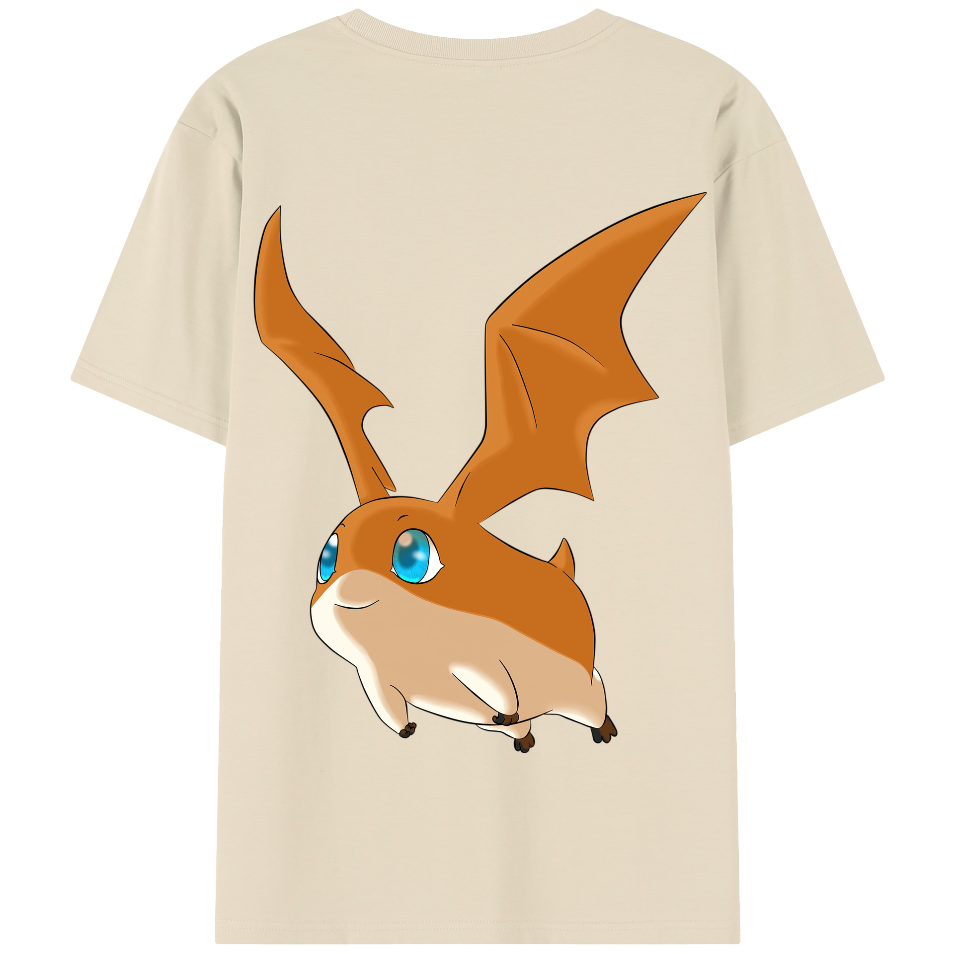 （画像用） Digimon デジタルモンスター/デジモン 綿100％半袖Tシャツ（背面プリント）