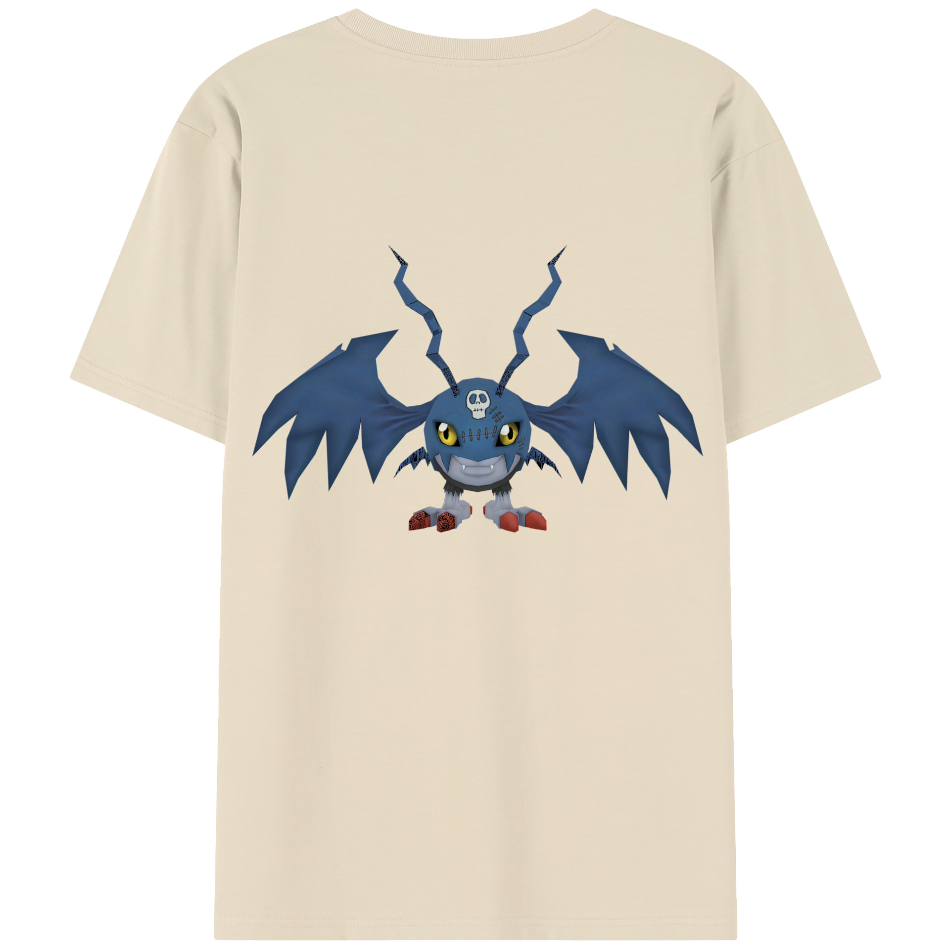 （画像用） Digimon デジタルモンスター/デジモン 綿100％半袖Tシャツ（背面プリント）