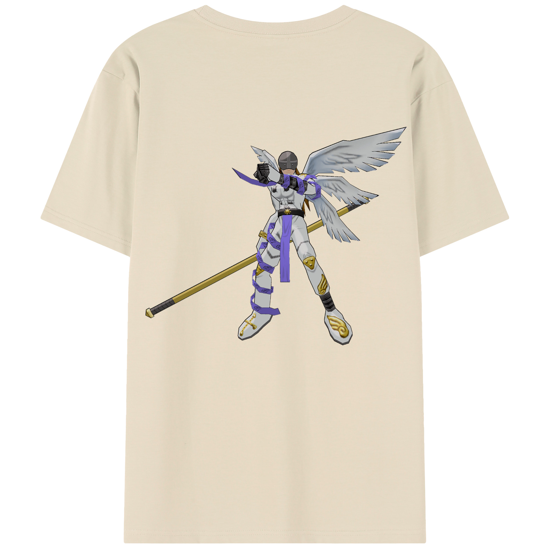 （画像用） Digimon デジタルモンスター/デジモン 綿100％半袖Tシャツ（背面プリント）