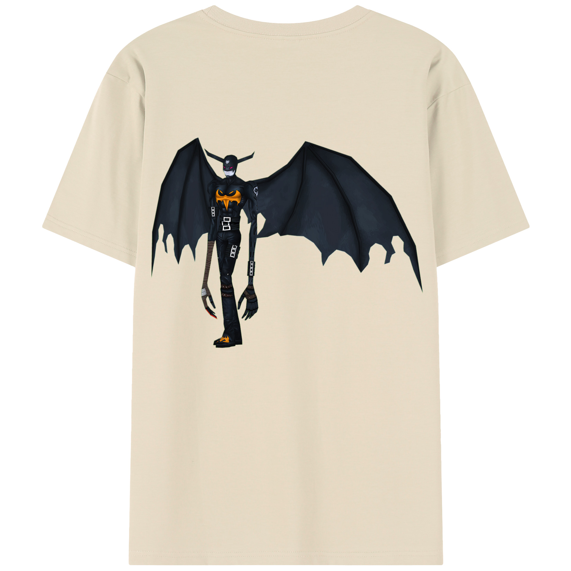 （画像用） Digimon デジタルモンスター/デジモン 綿100％半袖Tシャツ（背面プリント）