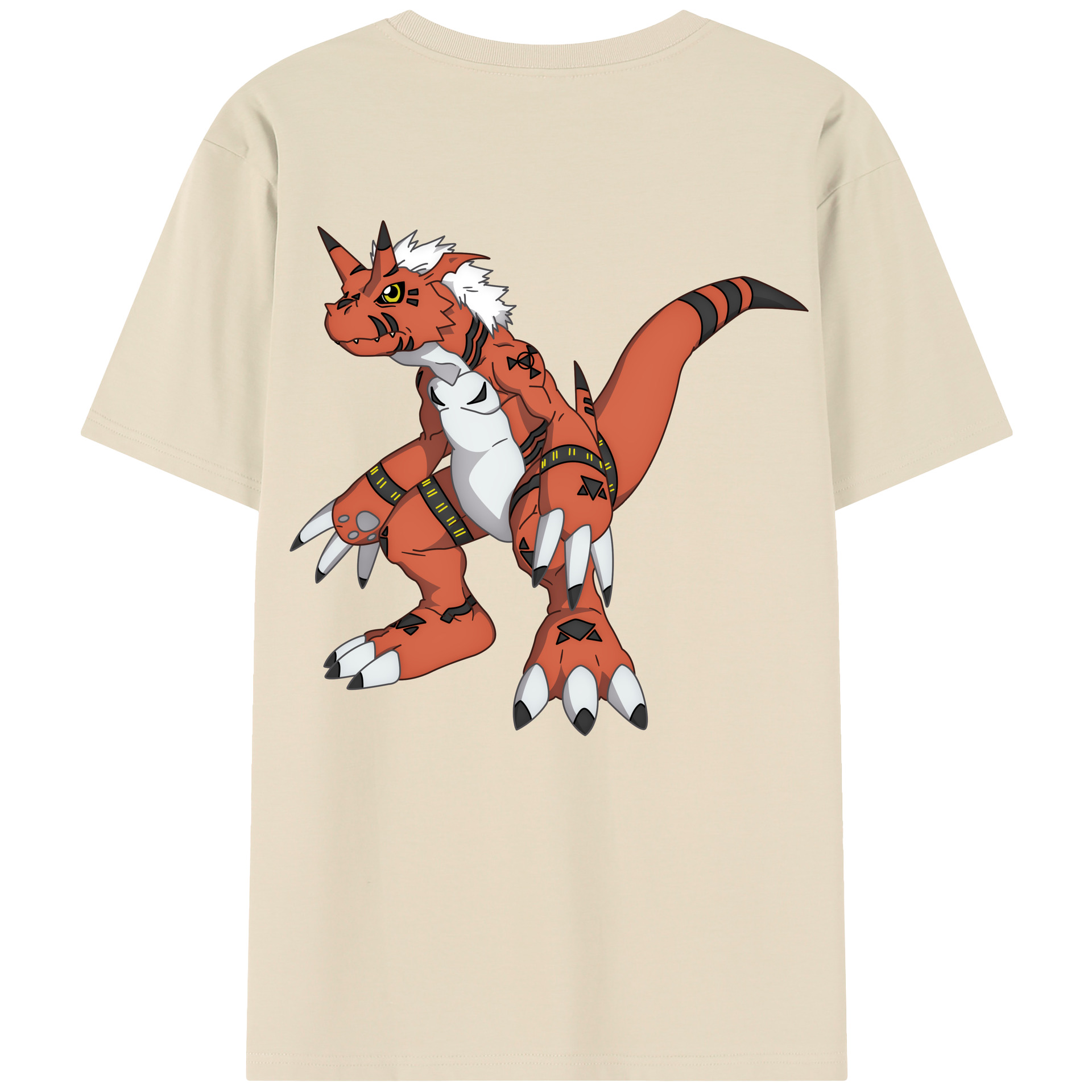 （画像用） Digimon デジタルモンスター/デジモン 綿100％半袖Tシャツ（背面プリント）