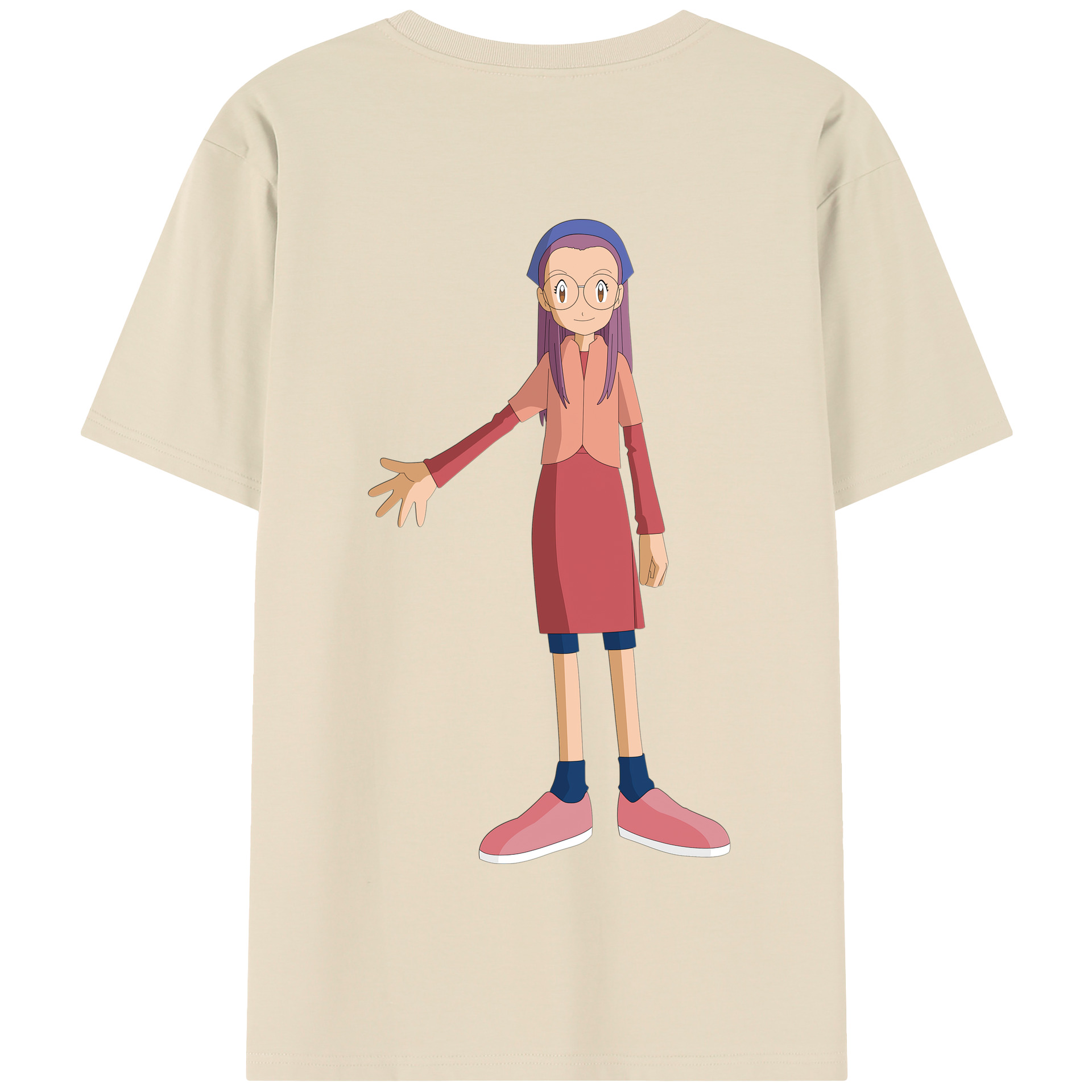 （画像用） Digimon デジタルモンスター/デジモン 綿100％半袖Tシャツ（背面プリント）