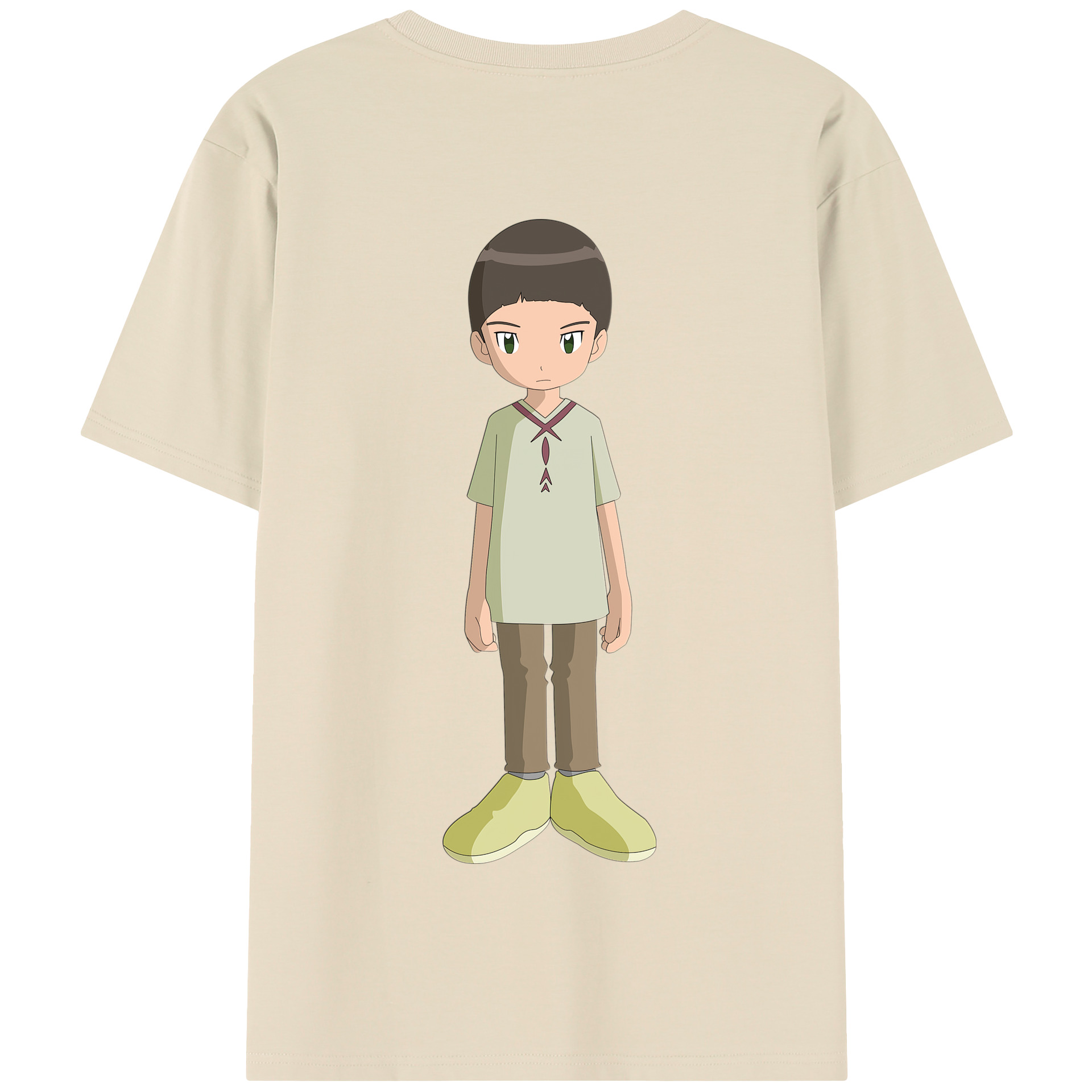 （画像用） Digimon デジタルモンスター/デジモン 綿100％半袖Tシャツ（背面プリント）
