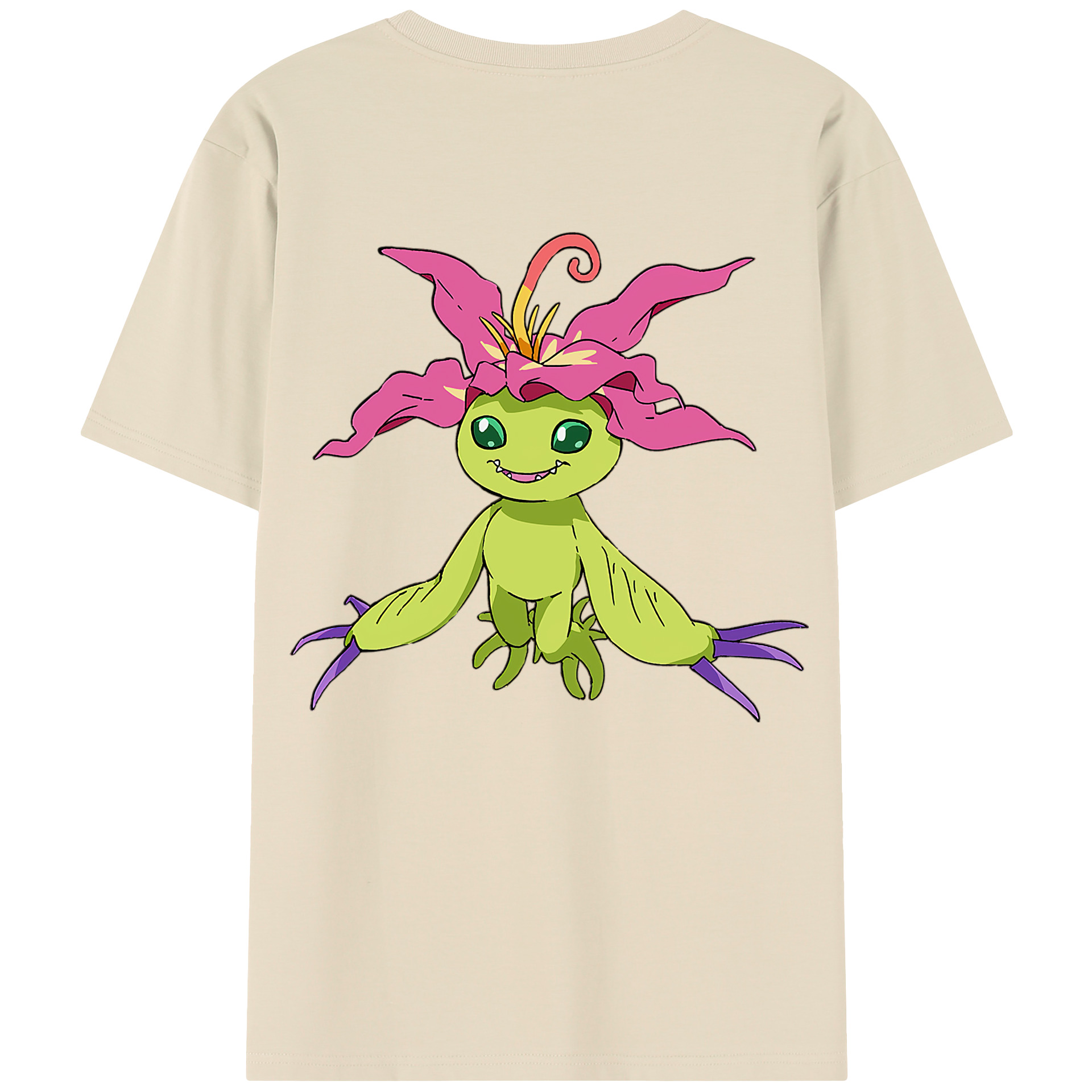（画像用） Digimon デジタルモンスター/デジモン 綿100％半袖Tシャツ（背面プリント）