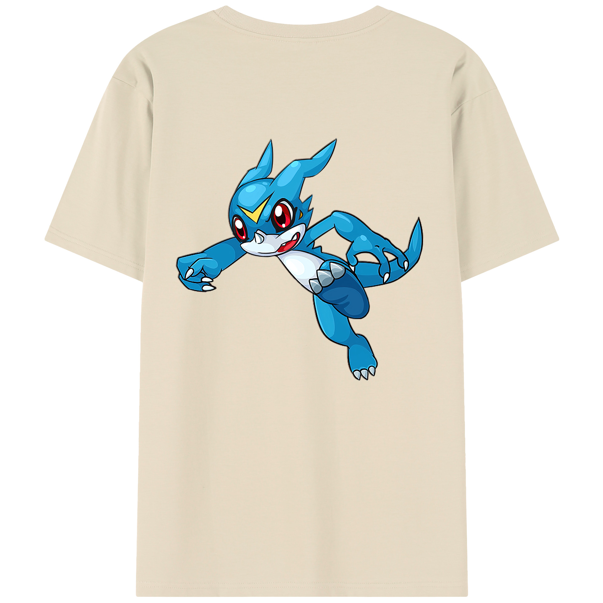 （画像用） Digimon デジタルモンスター/デジモン 綿100％半袖Tシャツ（背面プリント）