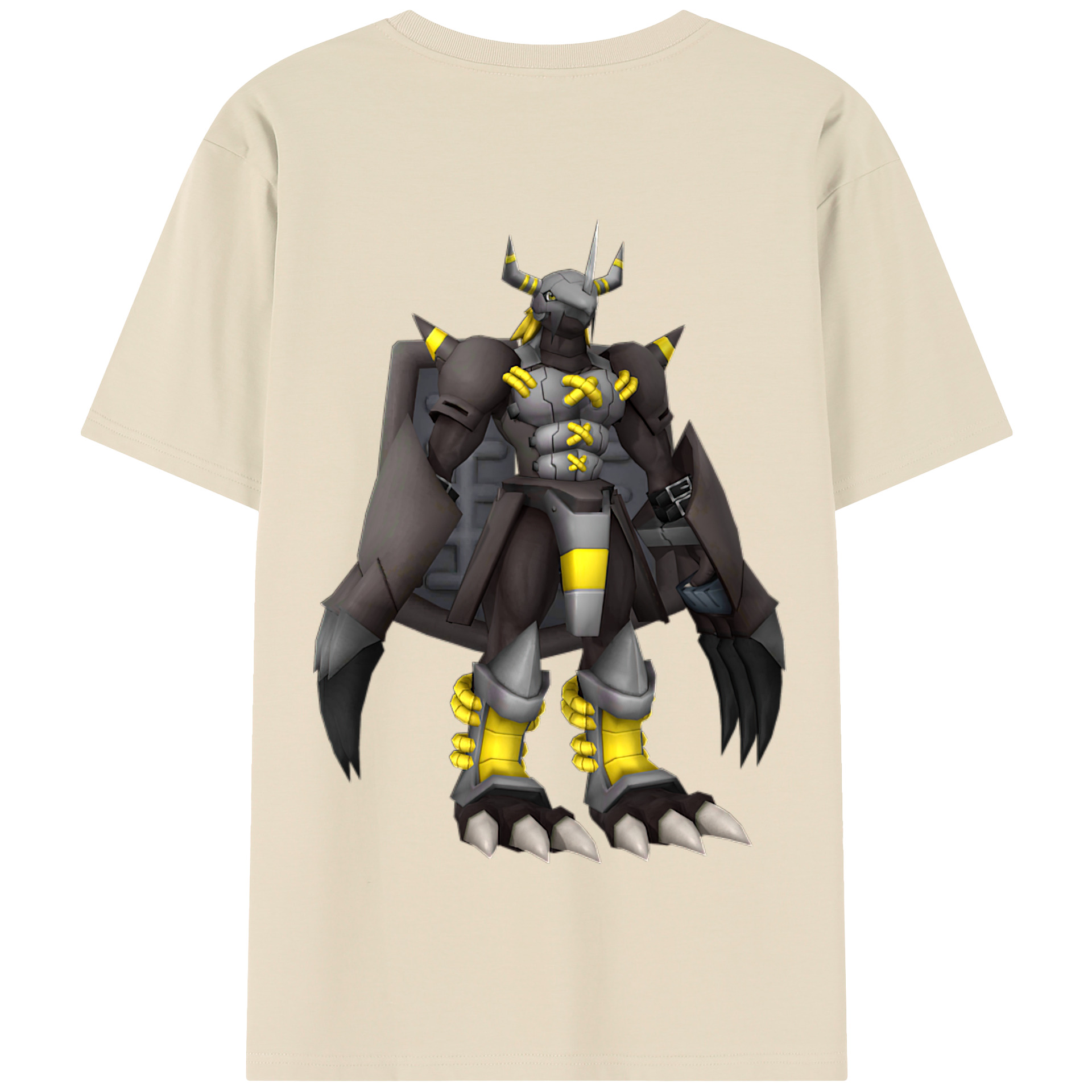 （画像用） Digimon デジタルモンスター/デジモン 綿100％半袖Tシャツ（背面プリント）