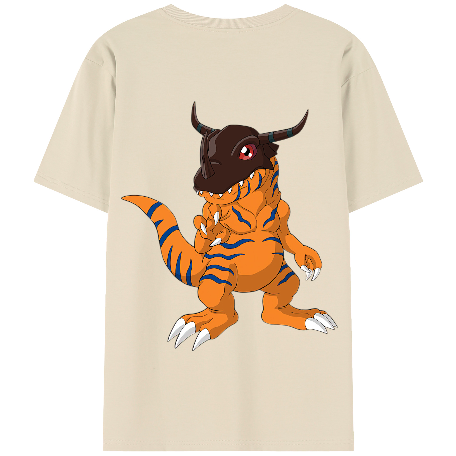 （画像用） Digimon デジタルモンスター/デジモン 綿100％半袖Tシャツ（背面プリント）
