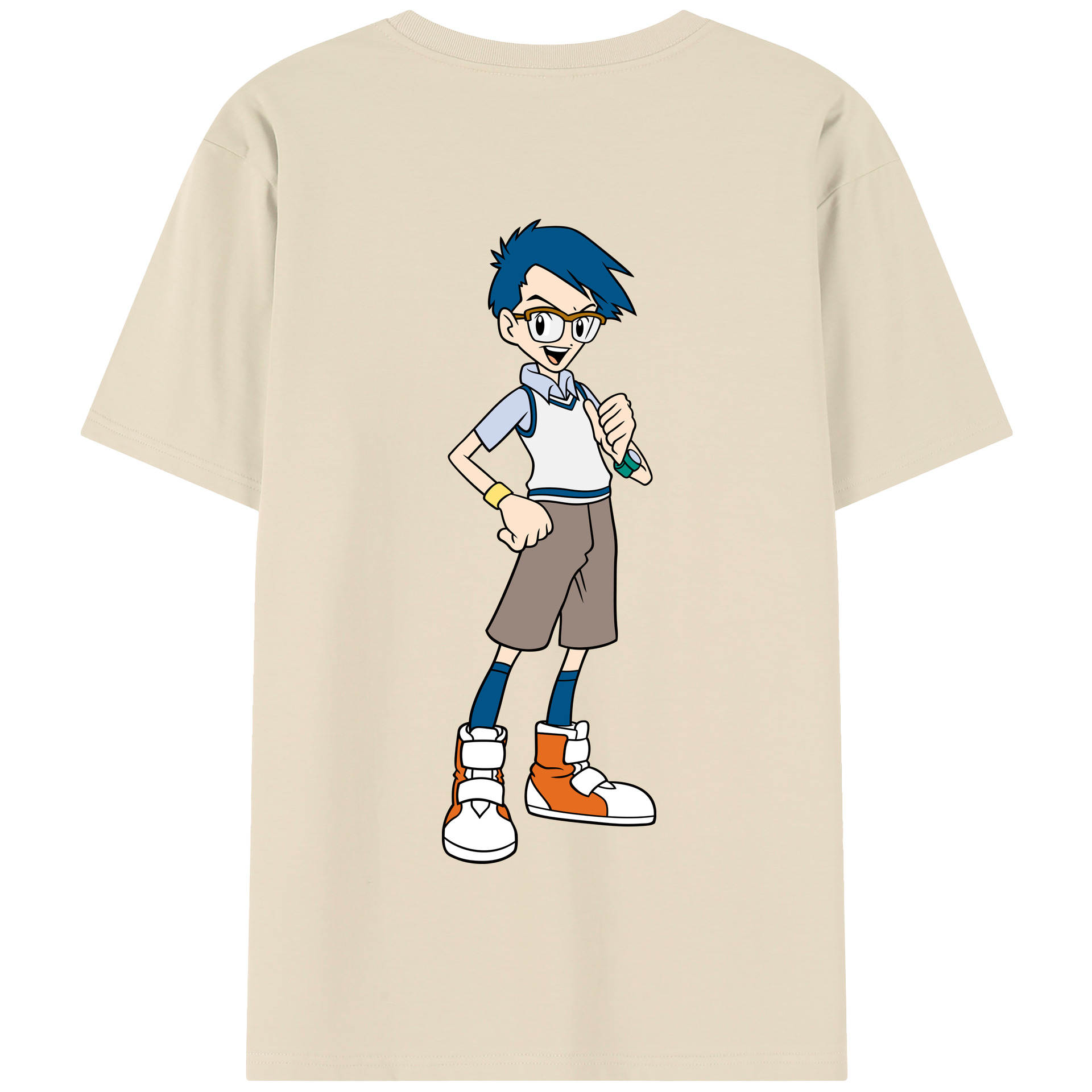（画像用） Digimon デジタルモンスター/デジモン 綿100％半袖Tシャツ（背面プリント）