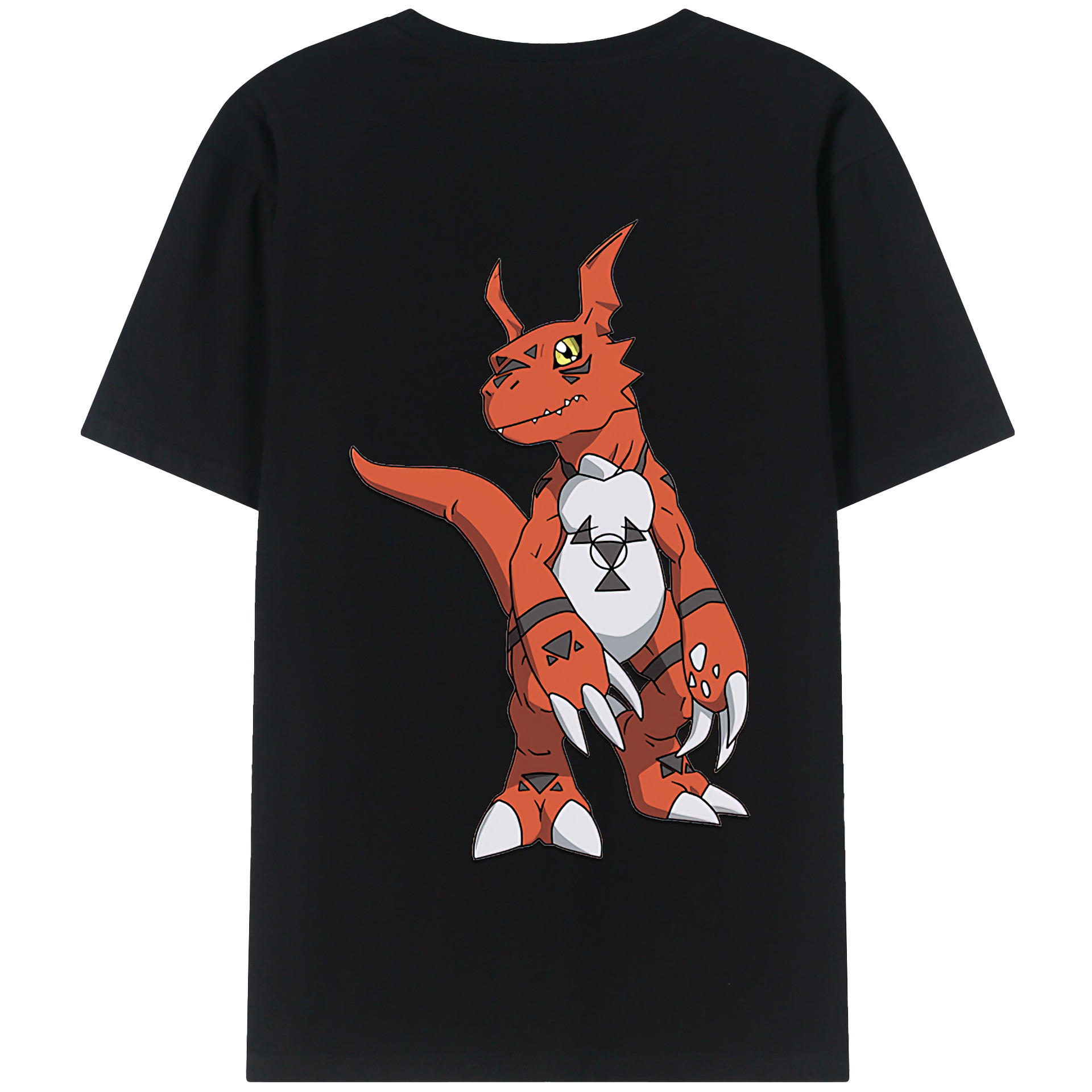 （画像用） Digimon デジタルモンスター/デジモン 綿100％半袖Tシャツ（背面プリント）