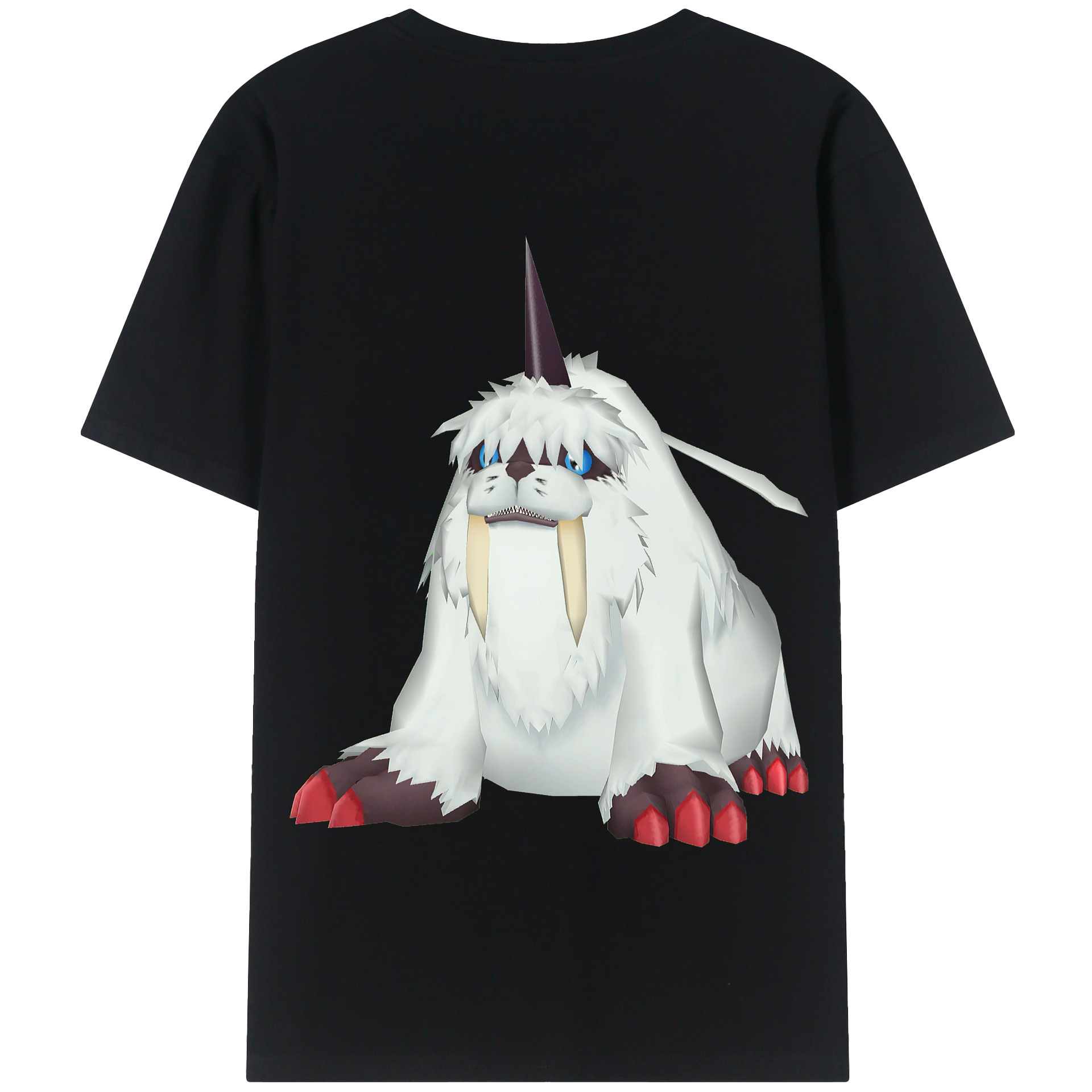 （画像用） Digimon デジタルモンスター/デジモン 綿100％半袖Tシャツ（背面プリント）