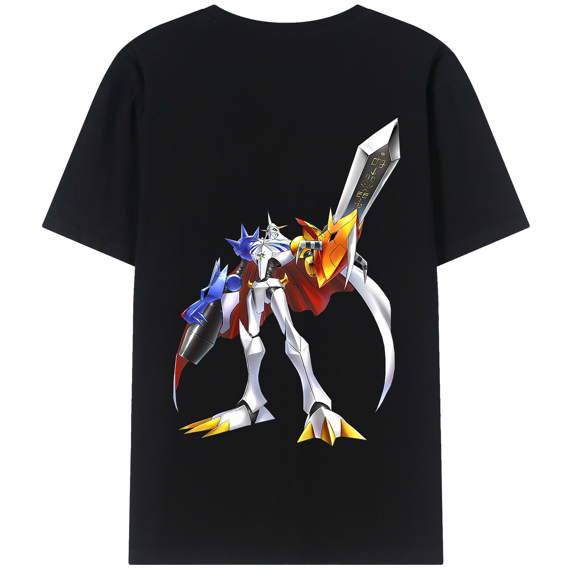 （画像用） Digimon デジタルモンスター/デジモン 綿100％半袖Tシャツ（背面プリント）