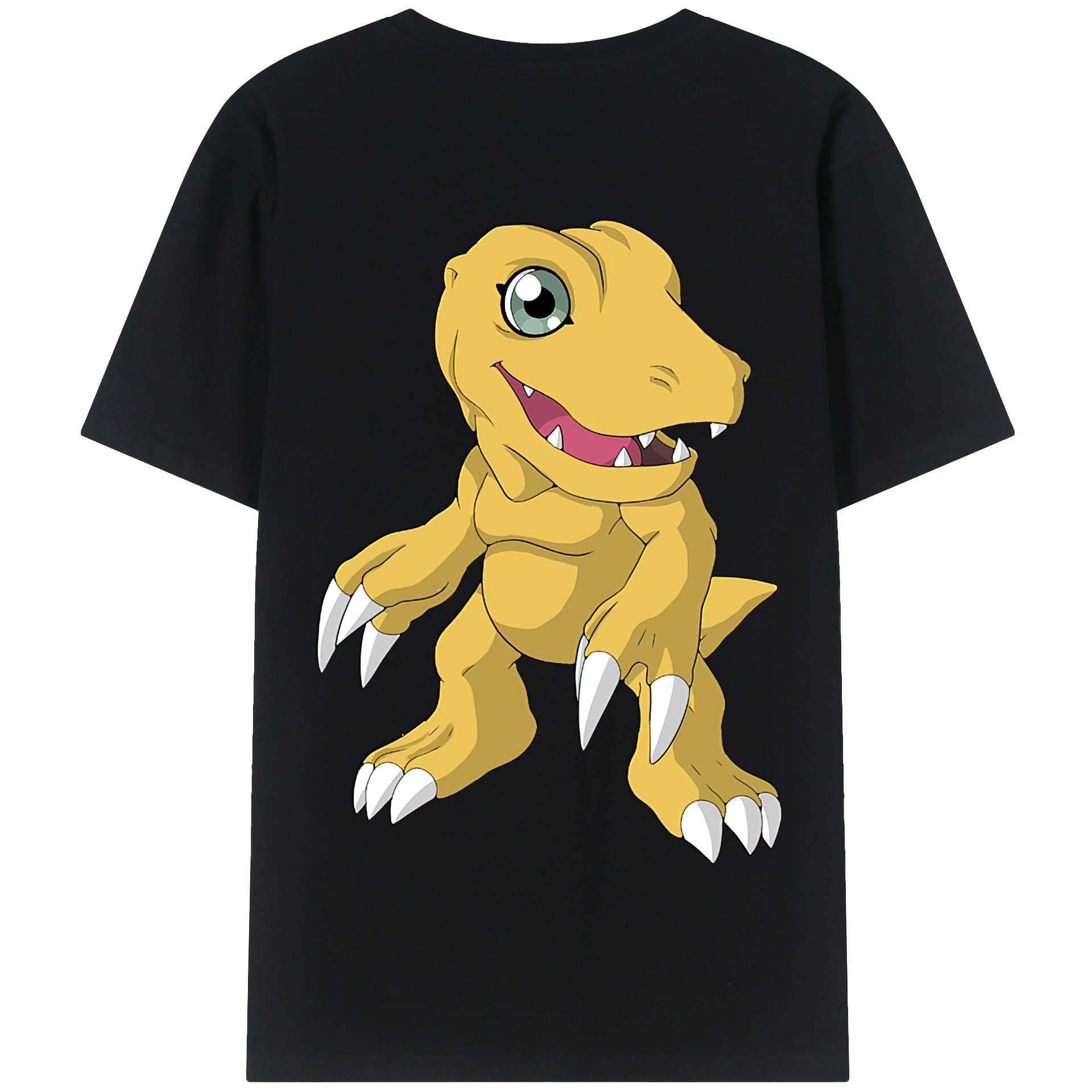 （画像用） Digimon デジタルモンスター/デジモン 綿100％半袖Tシャツ（背面プリント）