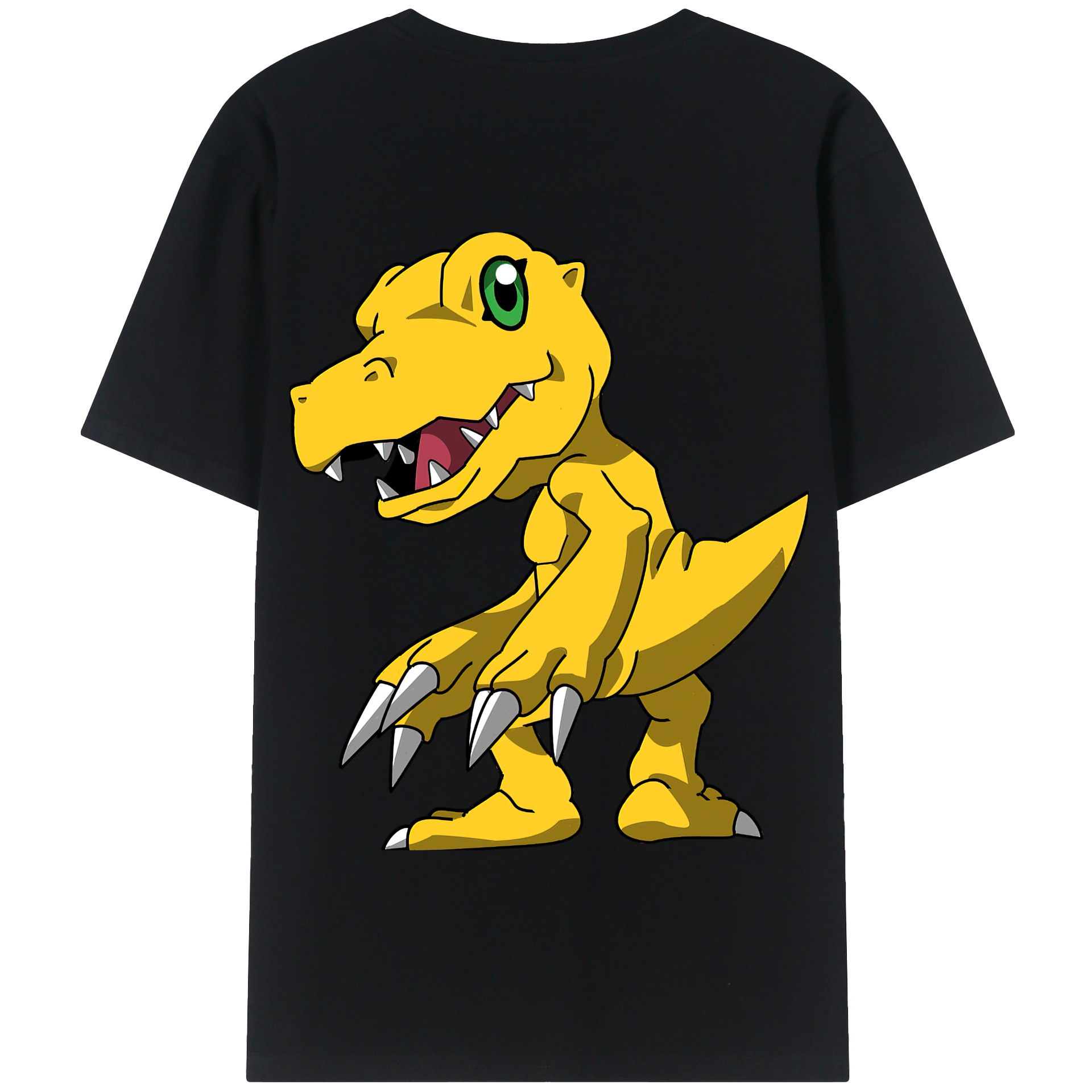 （画像用） Digimon デジタルモンスター/デジモン 綿100％半袖Tシャツ（背面プリント）