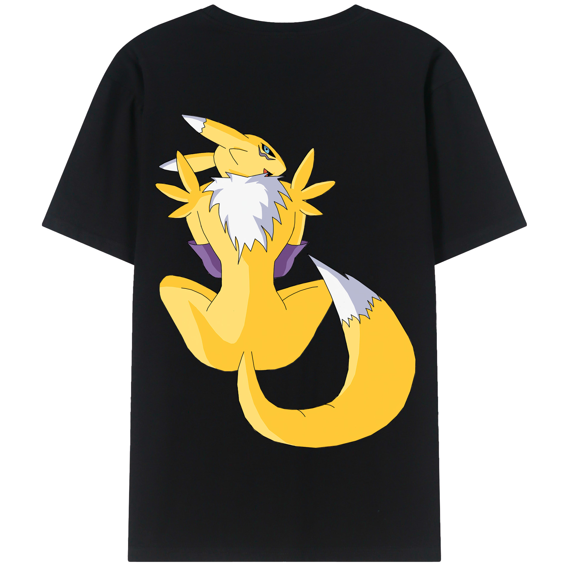 （画像用） Digimon デジタルモンスター/デジモン 綿100％半袖Tシャツ（背面プリント）