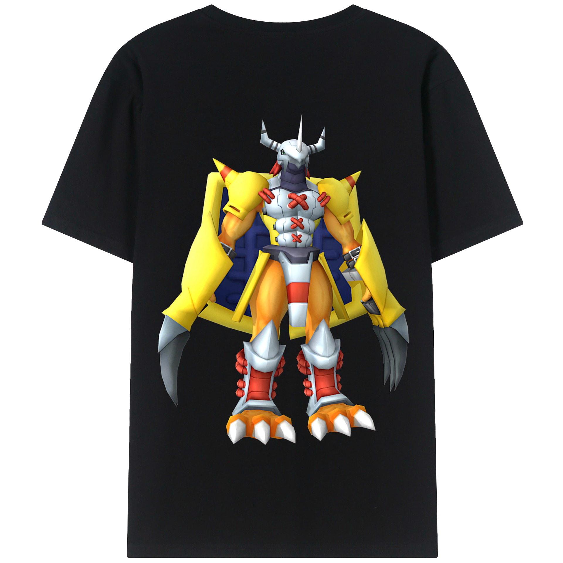 （画像用） Digimon デジタルモンスター/デジモン 綿100％半袖Tシャツ（背面プリント）