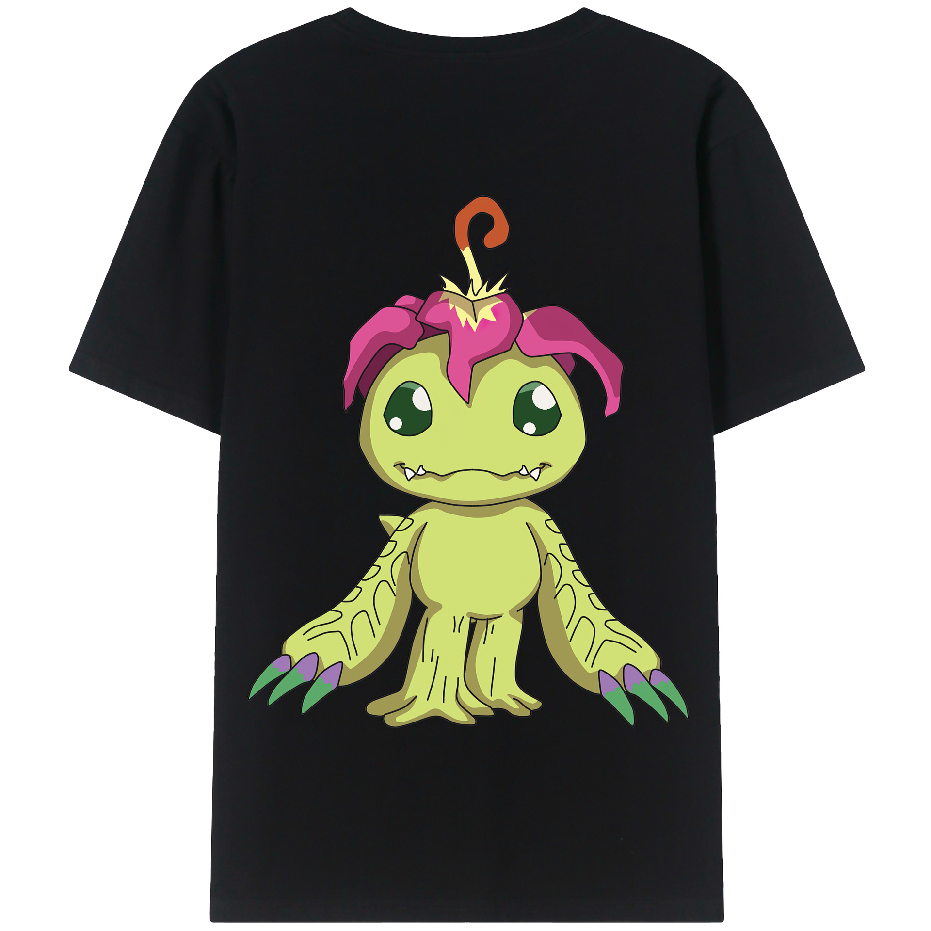（画像用） Digimon デジタルモンスター/デジモン 綿100％半袖Tシャツ（背面プリント）