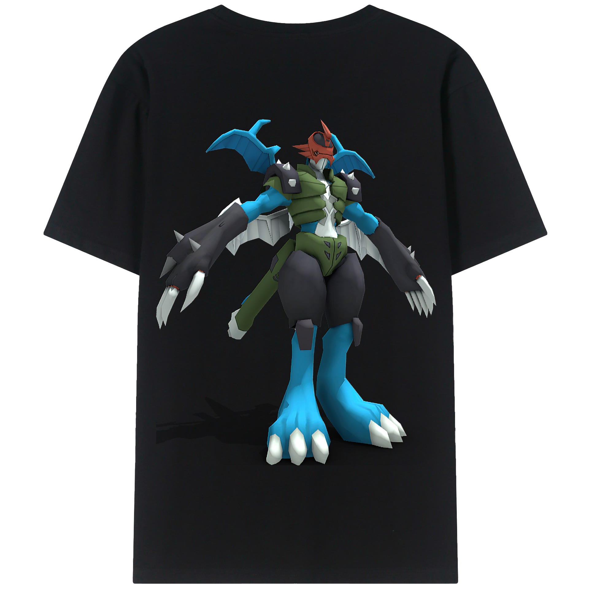 （画像用） Digimon デジタルモンスター/デジモン 綿100％半袖Tシャツ（背面プリント）
