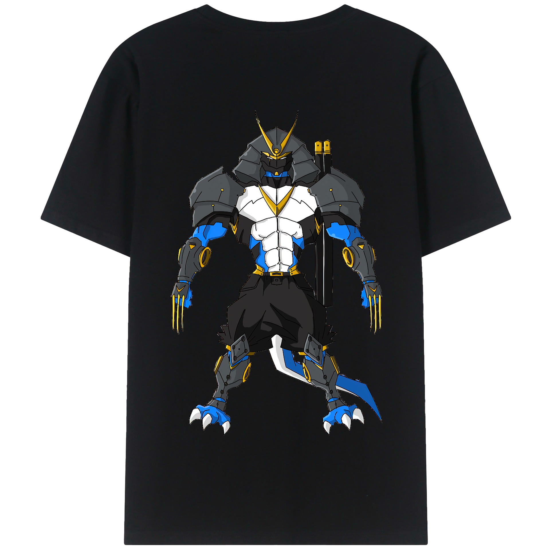 （画像用） Digimon デジタルモンスター/デジモン 綿100％半袖Tシャツ（背面プリント）