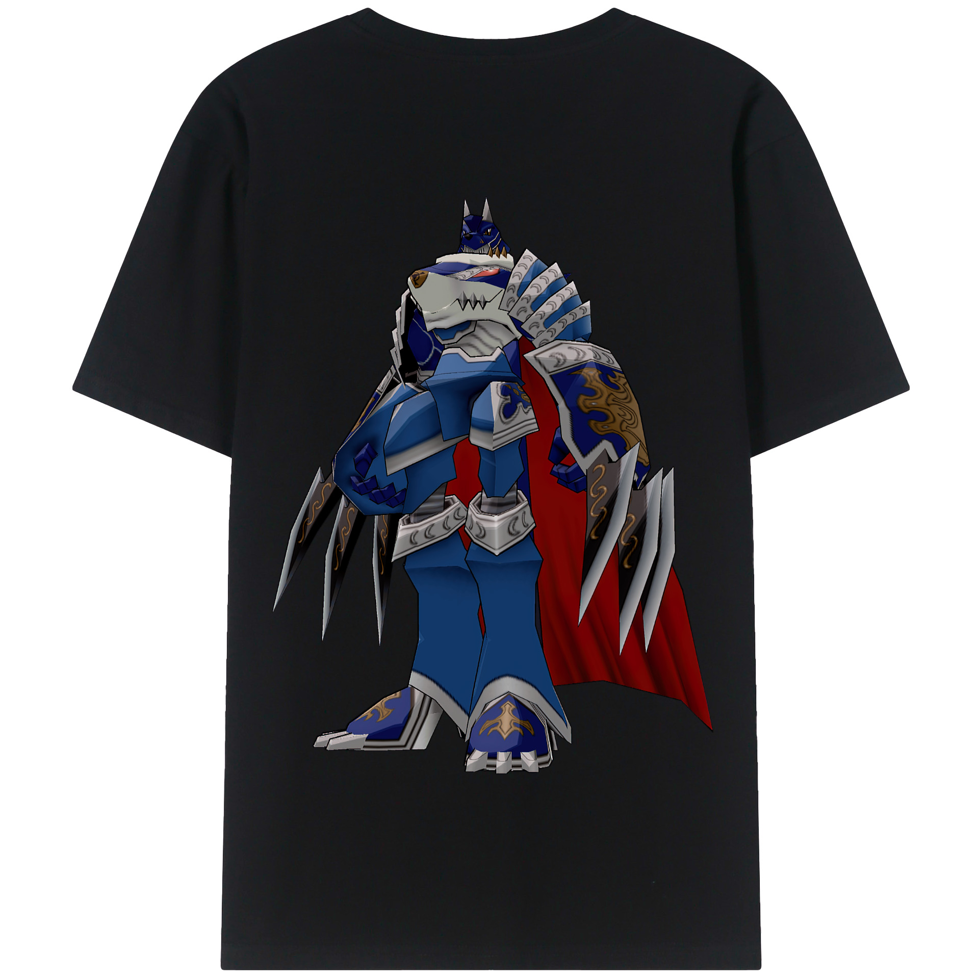 （画像用） Digimon デジタルモンスター/デジモン 綿100％半袖Tシャツ（背面プリント）