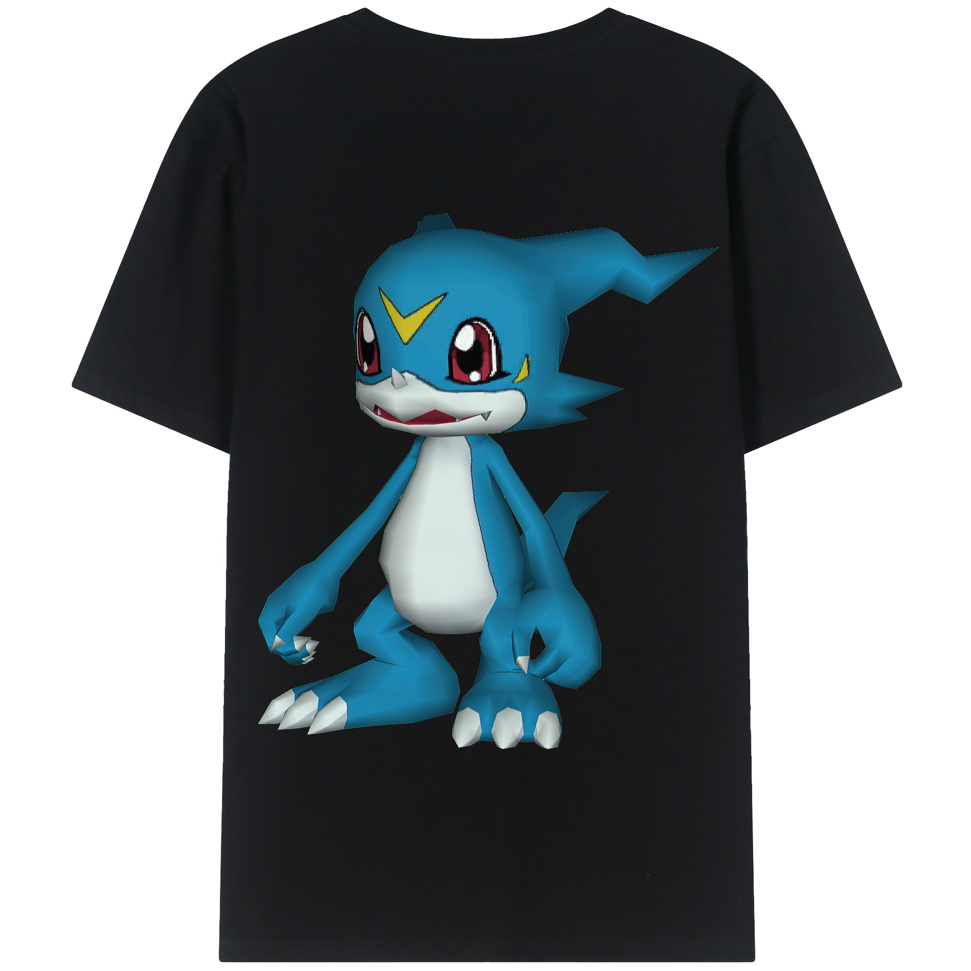 （画像用） Digimon デジタルモンスター/デジモン 綿100％半袖Tシャツ（背面プリント）