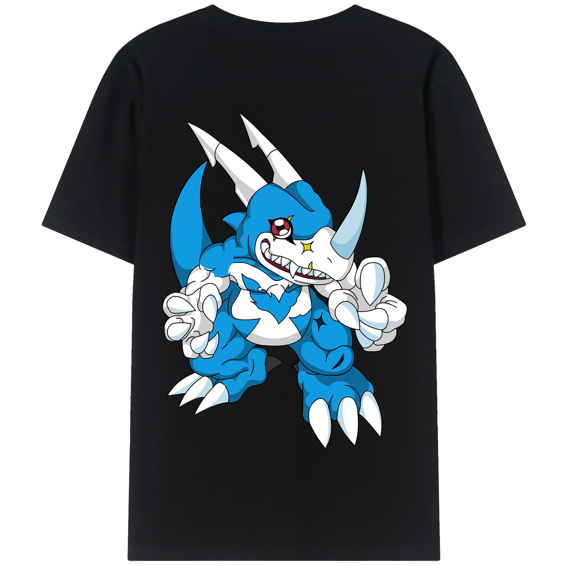 （画像用） Digimon デジタルモンスター/デジモン 綿100％半袖Tシャツ（背面プリント）
