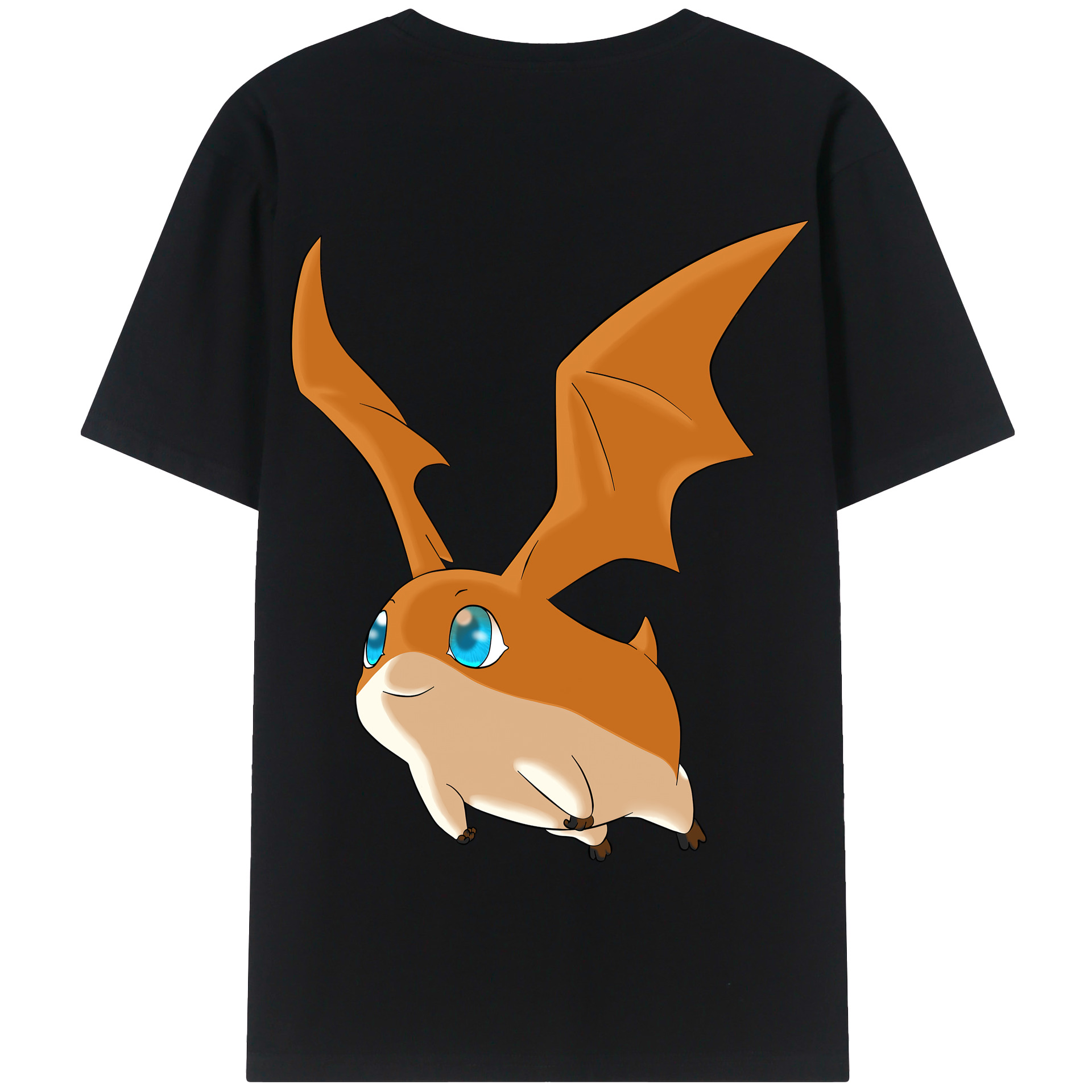 （画像用） Digimon デジタルモンスター/デジモン 綿100％半袖Tシャツ（背面プリント）