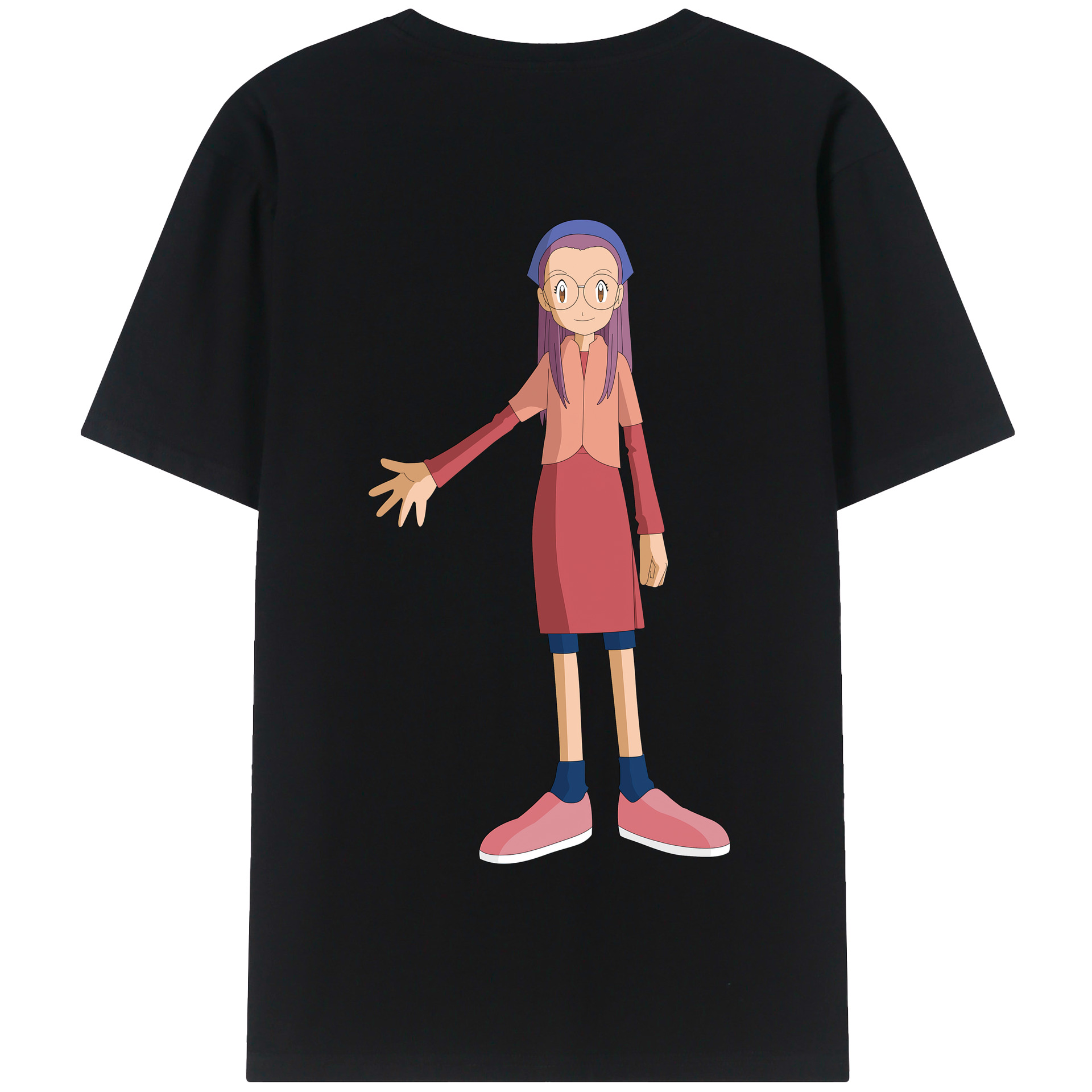 （画像用） Digimon デジタルモンスター/デジモン 綿100％半袖Tシャツ（背面プリント）