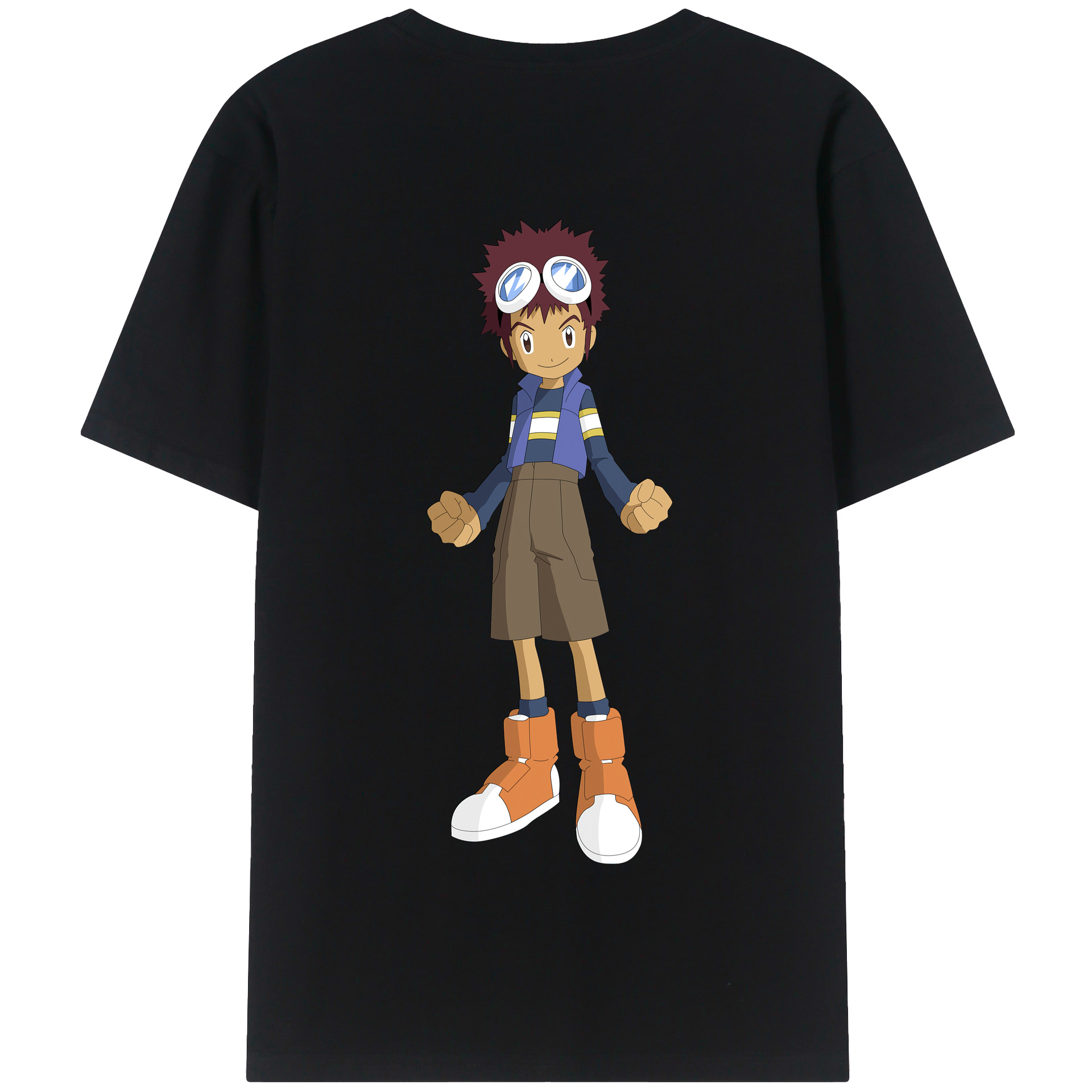 （画像用） Digimon デジタルモンスター/デジモン 綿100％半袖Tシャツ（背面プリント）