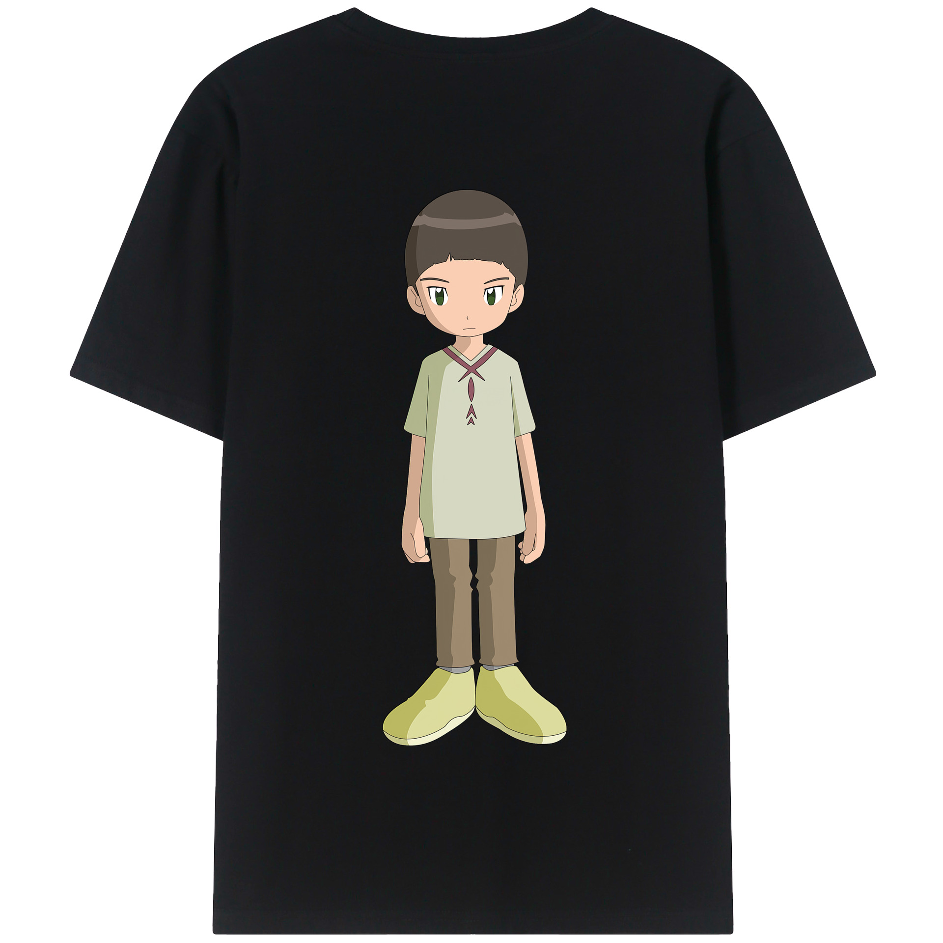 （画像用） Digimon デジタルモンスター/デジモン 綿100％半袖Tシャツ（背面プリント）