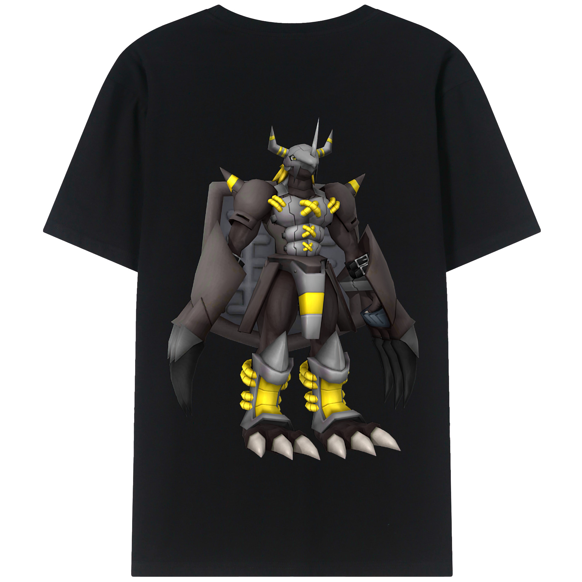 （画像用） Digimon デジタルモンスター/デジモン 綿100％半袖Tシャツ（背面プリント）