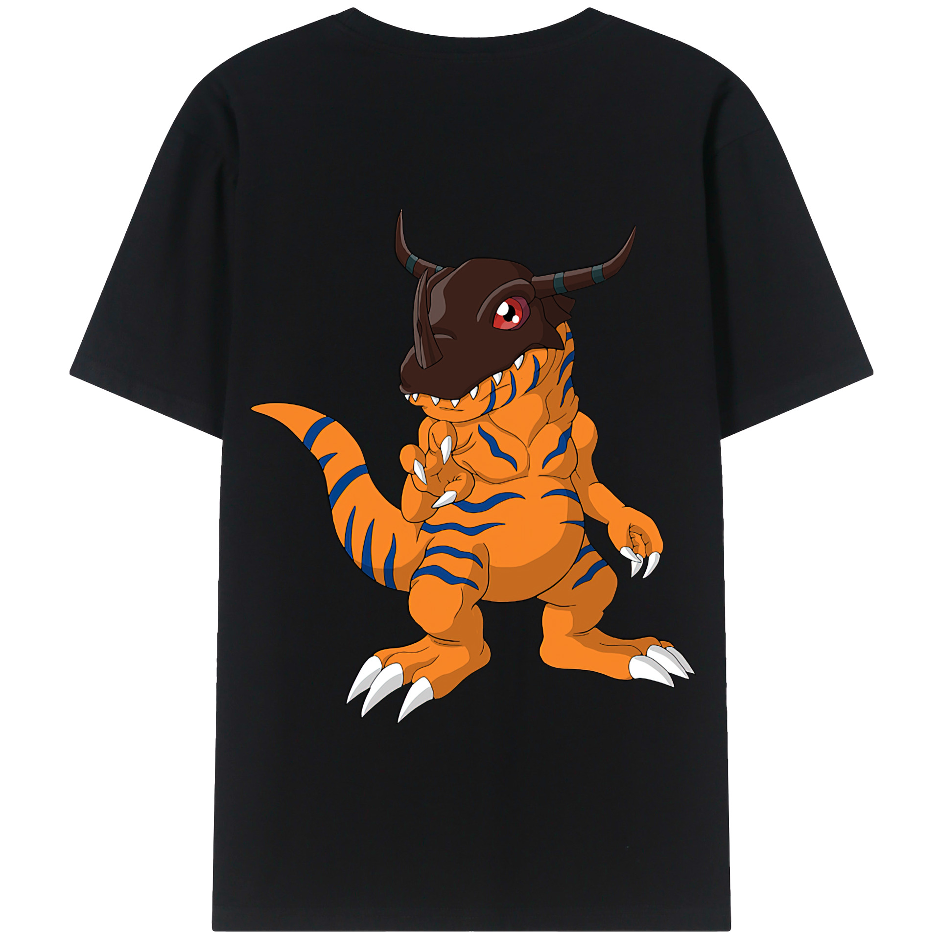 （画像用） Digimon デジタルモンスター/デジモン 綿100％半袖Tシャツ（背面プリント）
