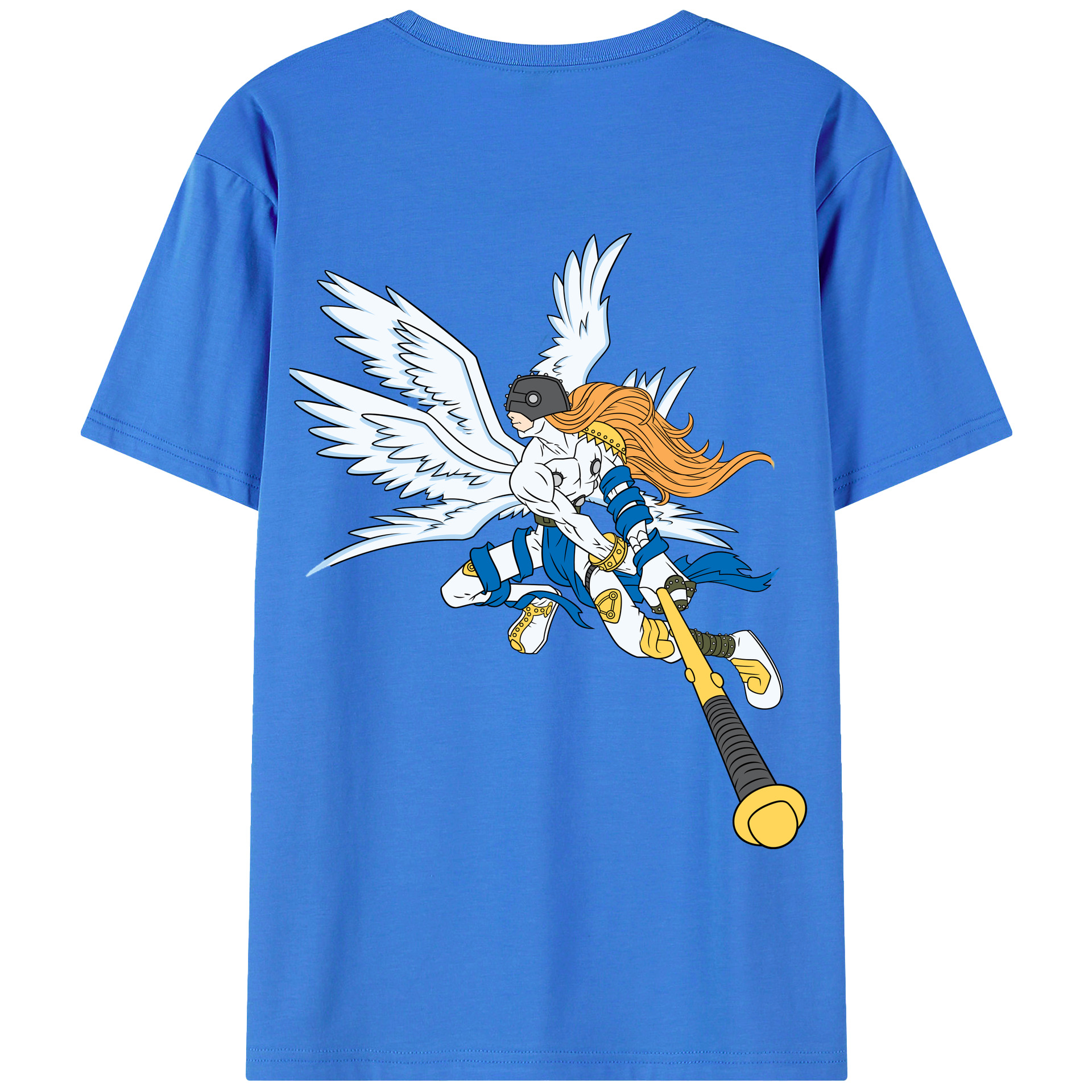 （画像用） Digimon デジタルモンスター/デジモン 綿100％半袖Tシャツ（背面プリント）