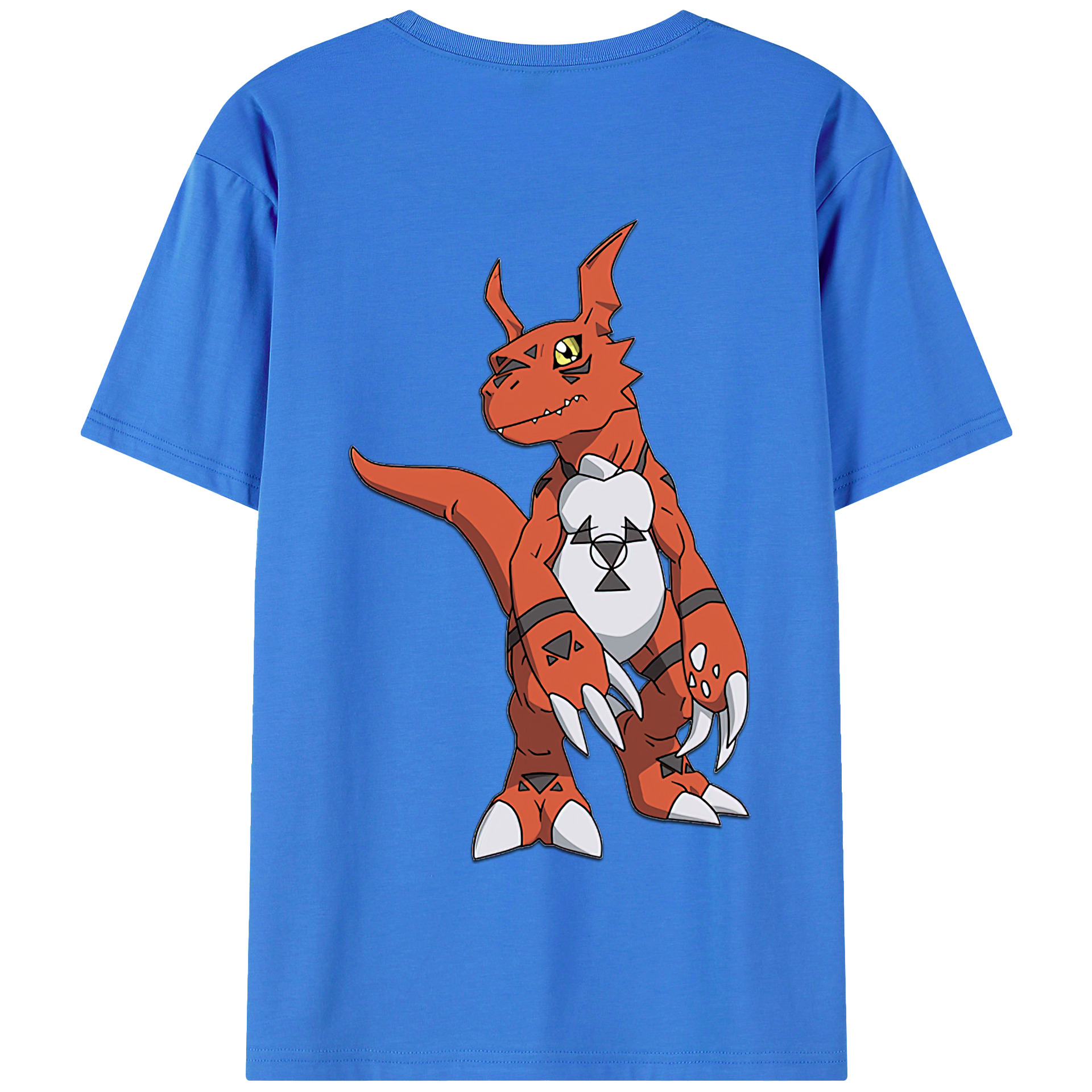 （画像用） Digimon デジタルモンスター/デジモン 綿100％半袖Tシャツ（背面プリント）