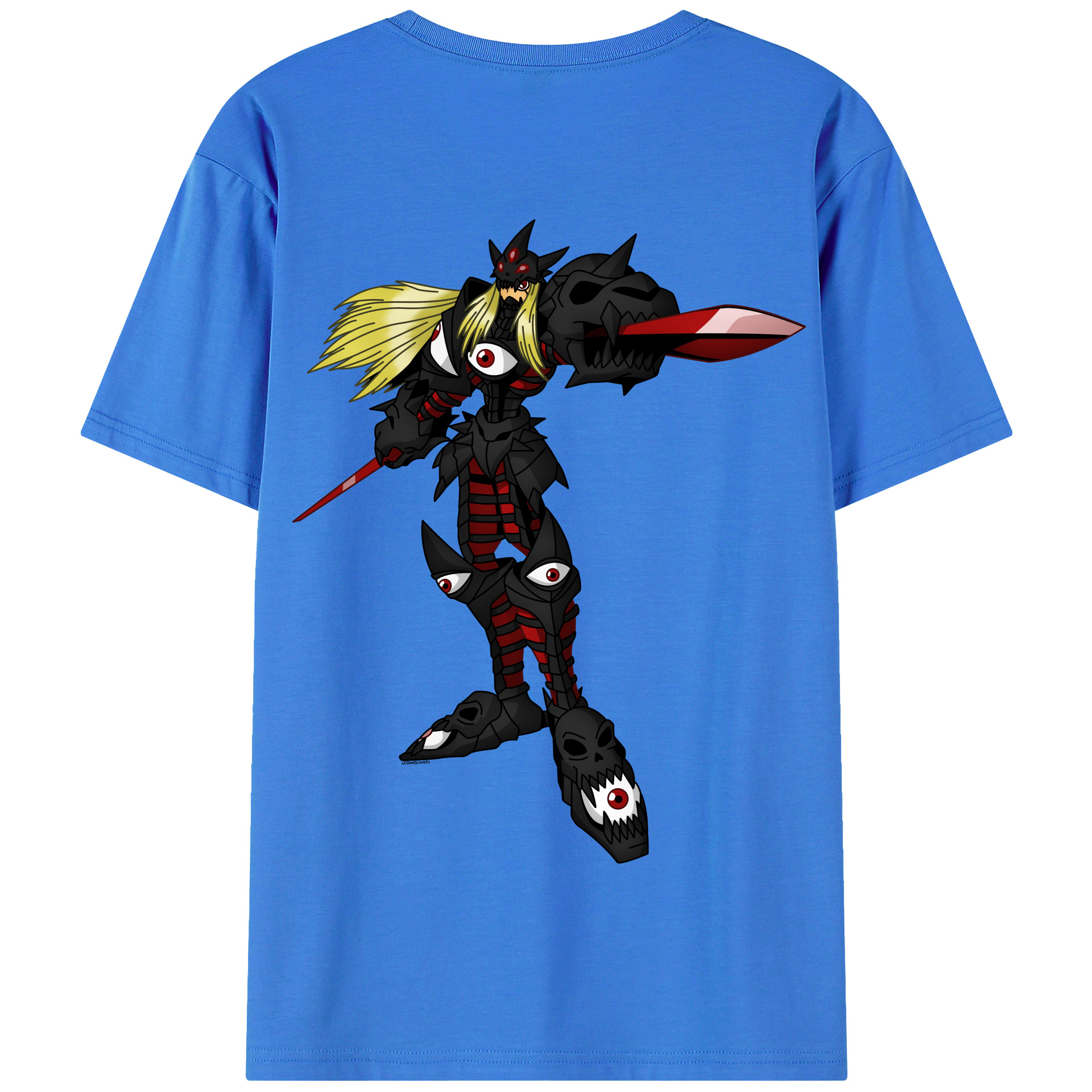 （画像用） Digimon デジタルモンスター/デジモン 綿100％半袖Tシャツ（背面プリント）