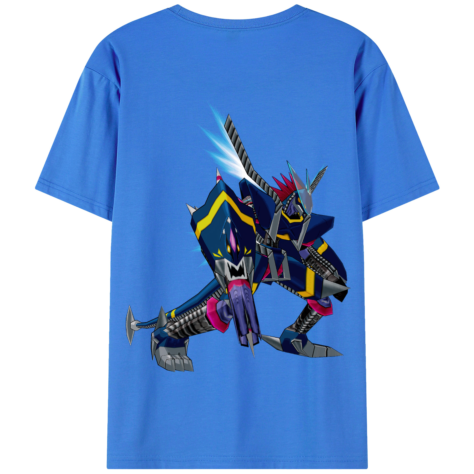 （画像用） Digimon デジタルモンスター/デジモン 綿100％半袖Tシャツ（背面プリント）